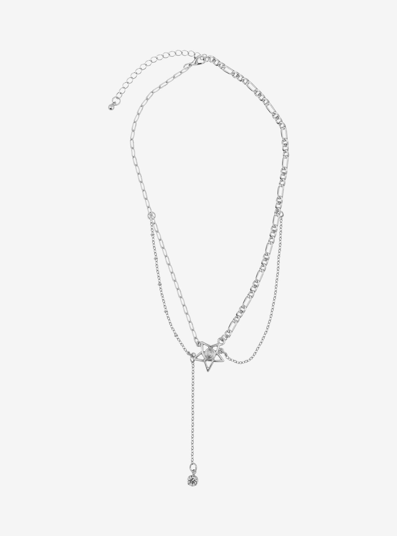 Social Collision Star Chain Choker, , alternate