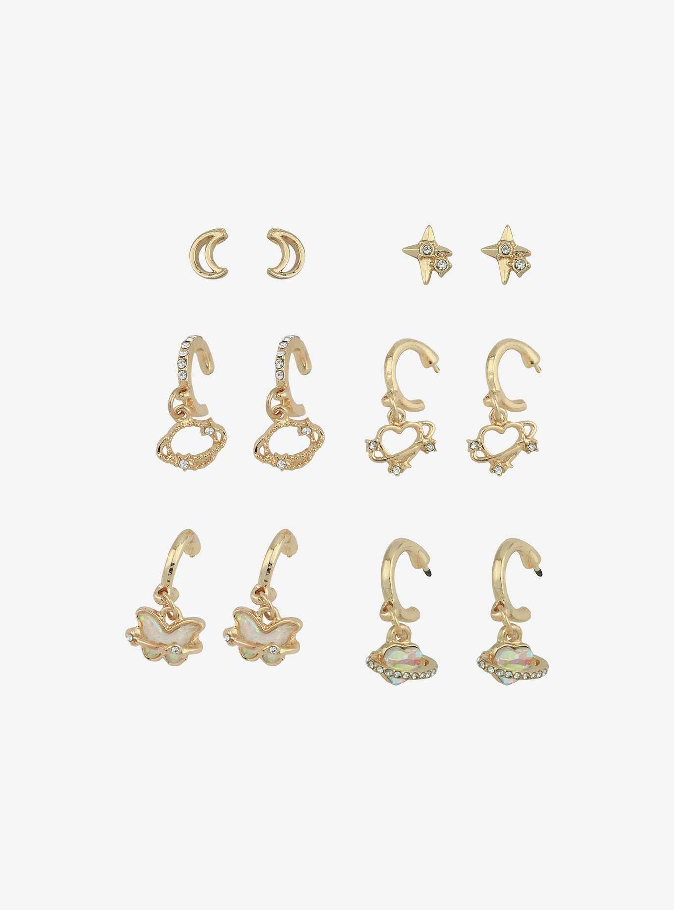 Sweet Society Celestial Butterfly Earring Set, , hi-res