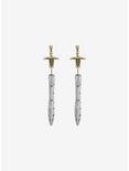 Her Universe Disney Percy Jackson And The Olympians Sword Front/Back Earrings, , alternate
