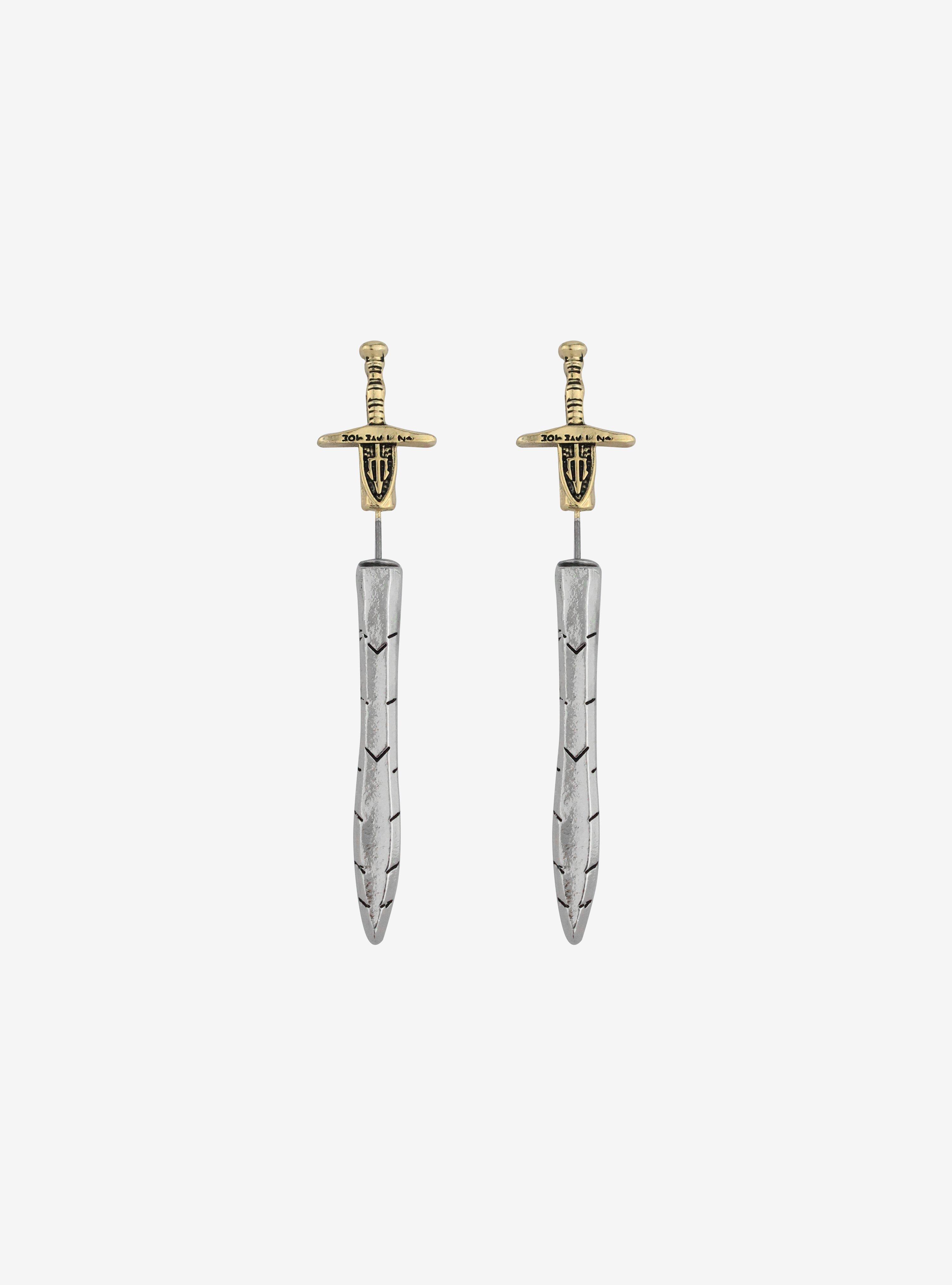 Her Universe Disney Percy Jackson And The Olympians Sword Front/Back Earrings, , alternate