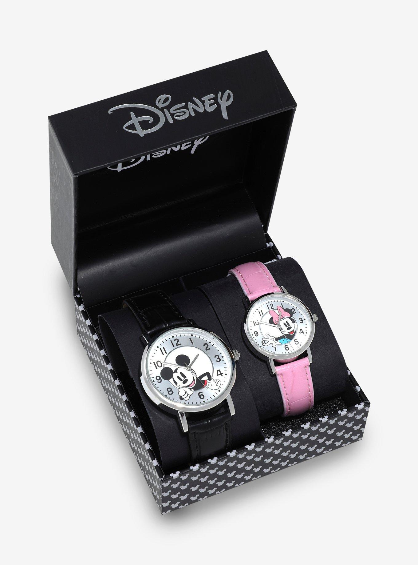 Disney Mickey Mouse & Minnie Mouse Watch Set, , alternate