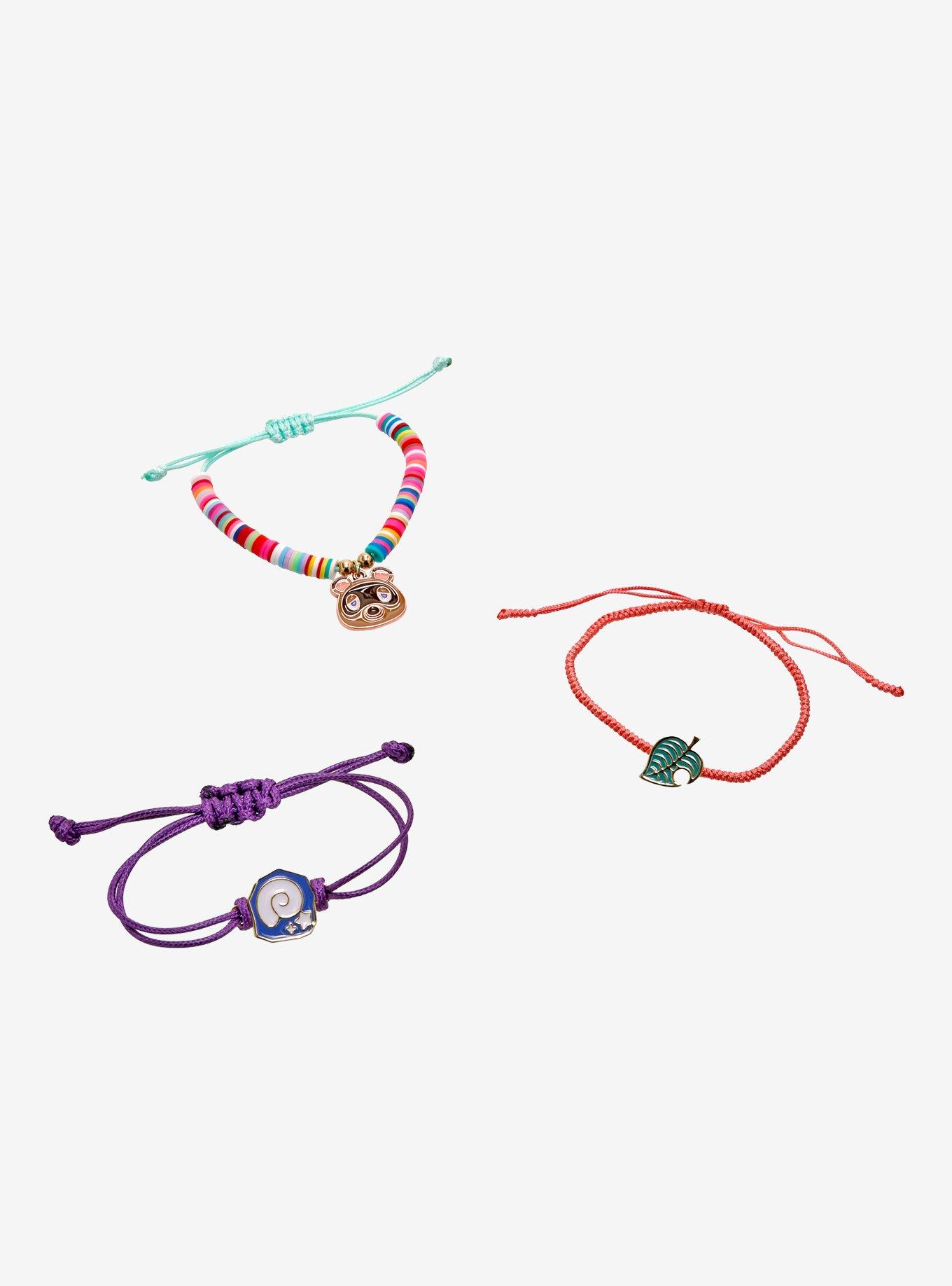 Animal Crossing: New Horizons Icon Cord Bracelet Set, , alternate