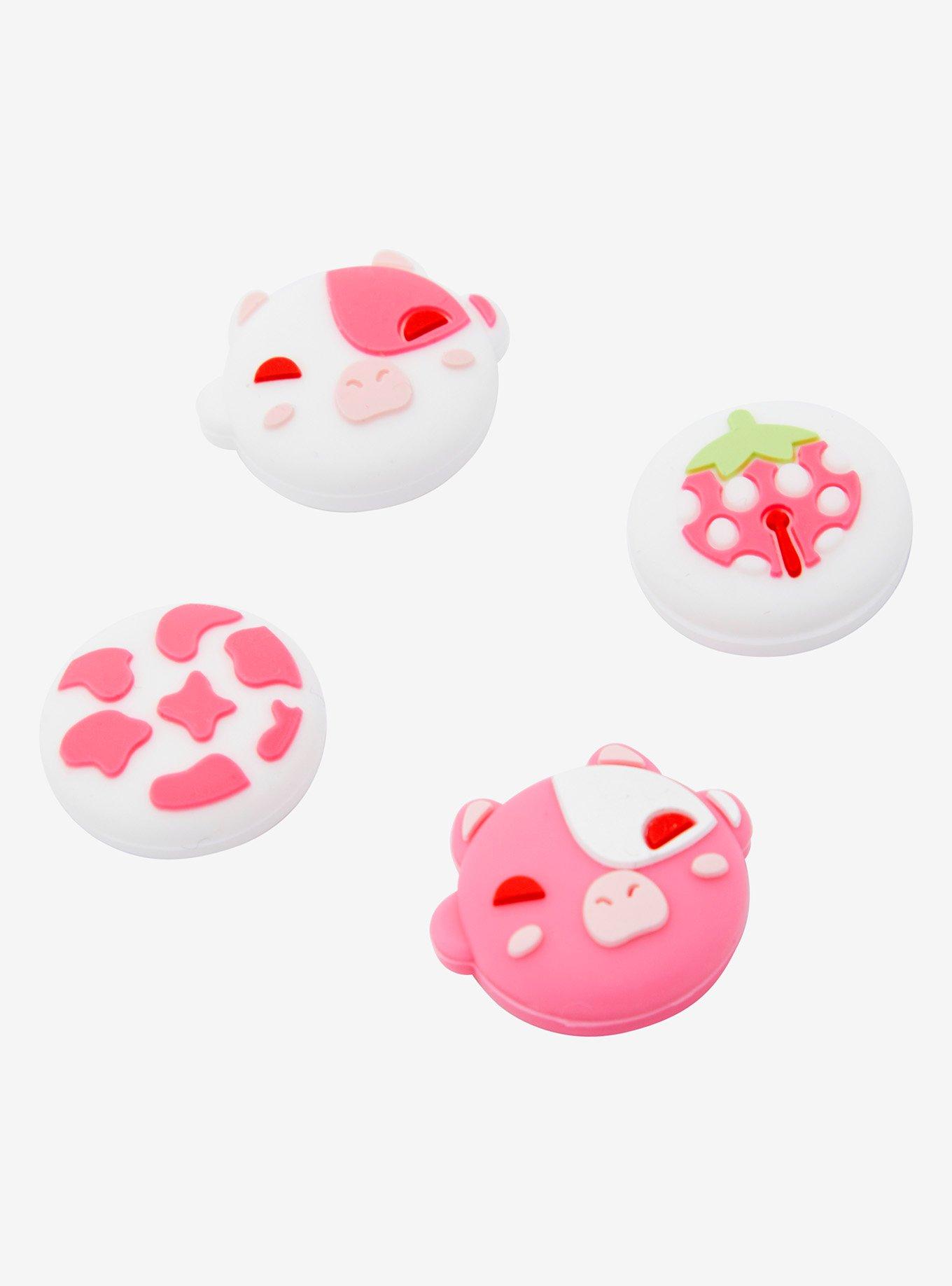 Strawberry Cow Thumb Grips Set - BoxLunch Exclusive, , alternate