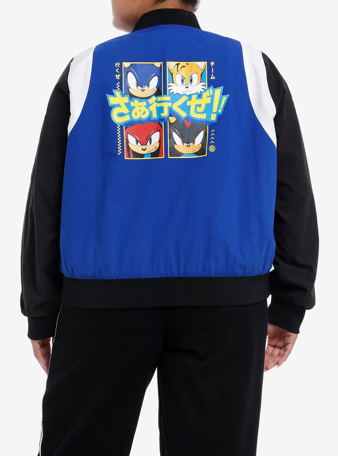 Sonic The Hedgehog Racing Bomber Jacket Plus Size, MULTI, alternate