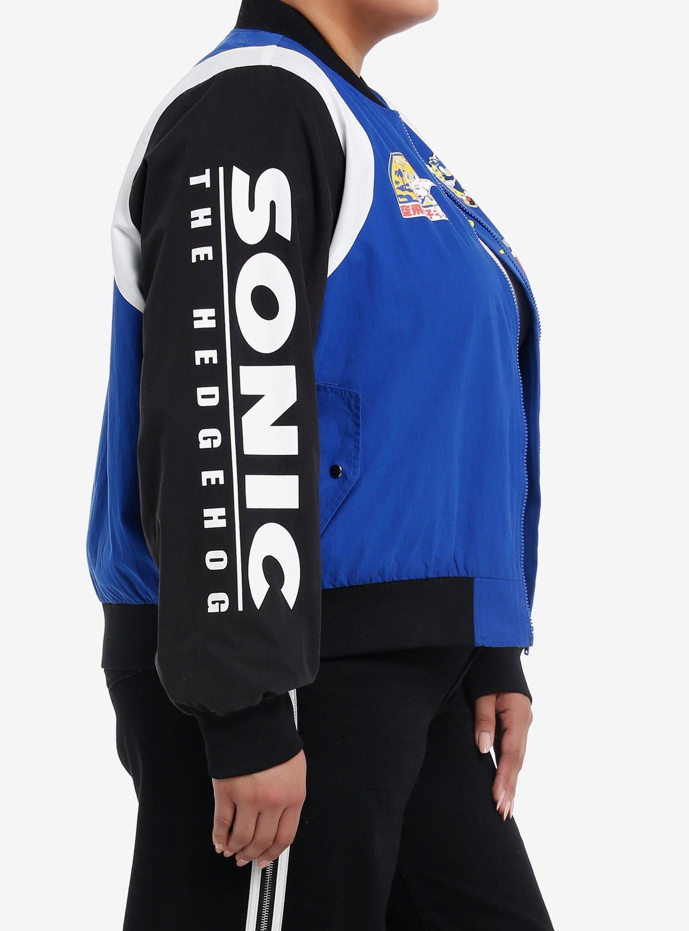 Sonic The Hedgehog Racing Bomber Jacket Plus Size, MULTI, alternate