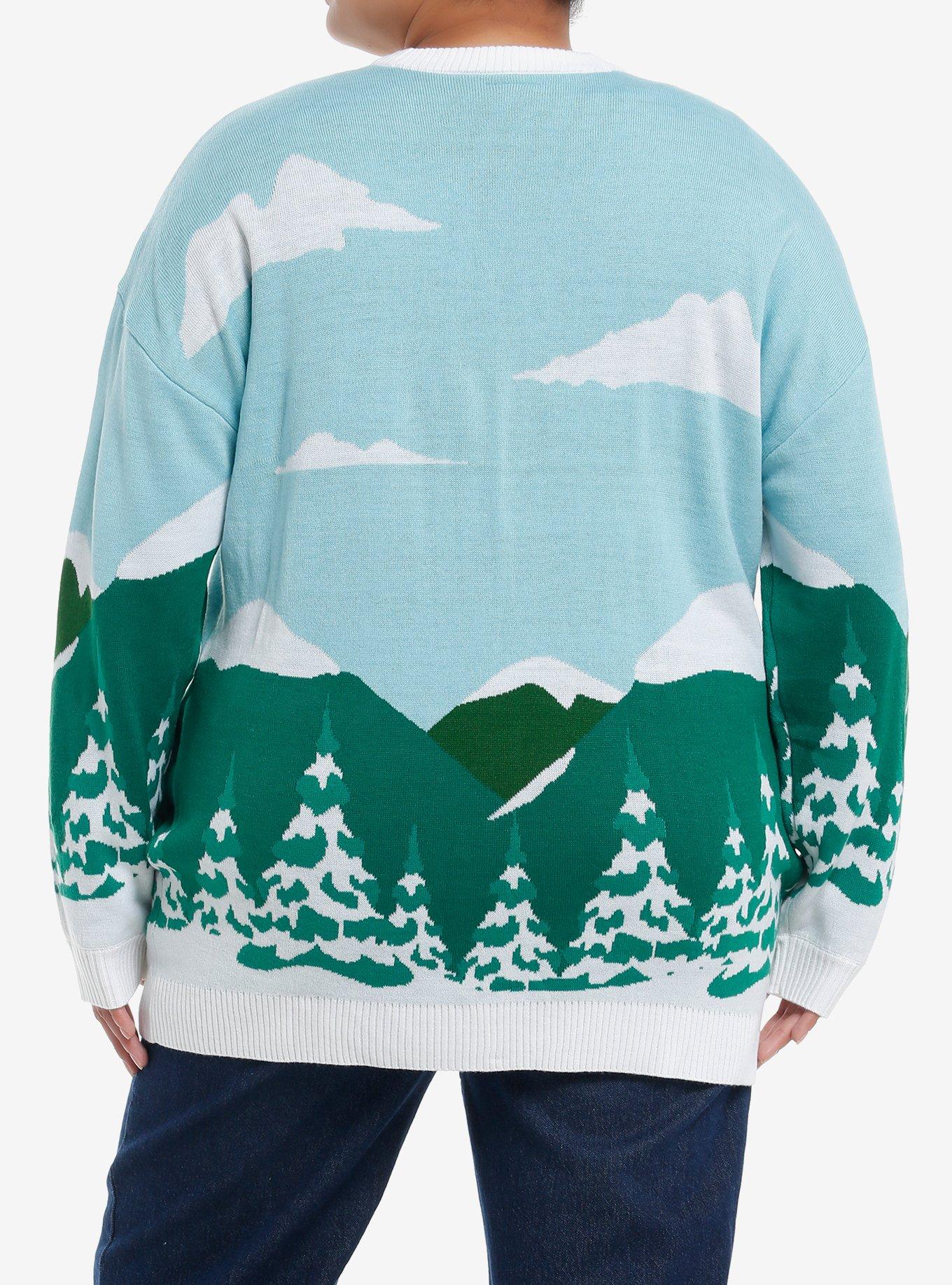 South Park Group Mountains Girls Cardigan Plus Size, MULTI, alternate