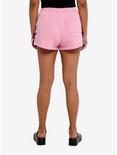 Pink & White Stars Stripe Lounge Shorts, PINK, alternate