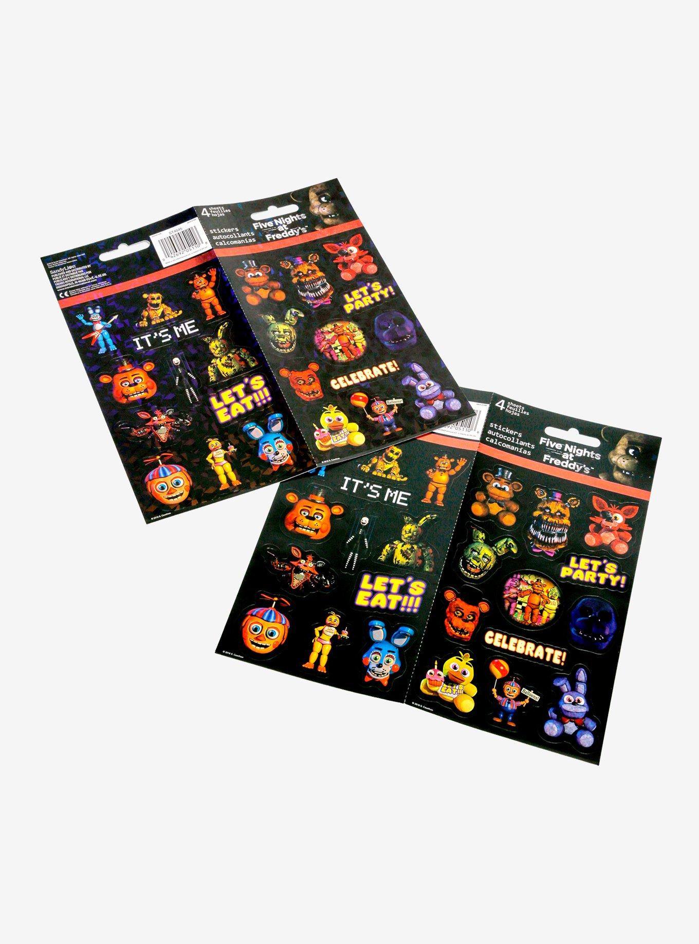 Five Nights At Freddy's Sticker Sheet, , alternate