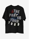 The Cure The Prayer Tour 1989 Boyfriend Fit Girls T-Shirt, BLACK, alternate