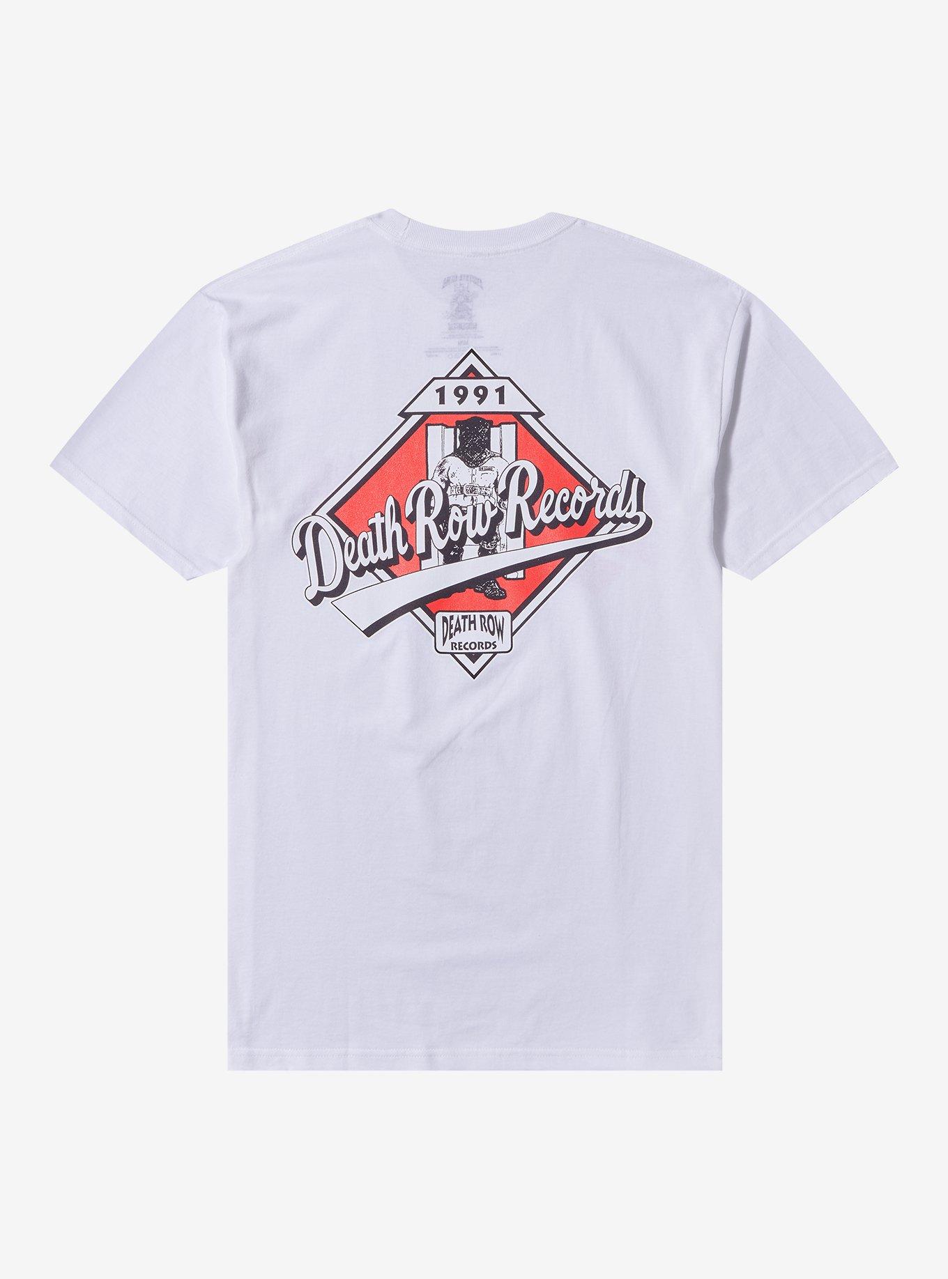 Death Row Records Logo T-Shirt, BRIGHT WHITE, alternate