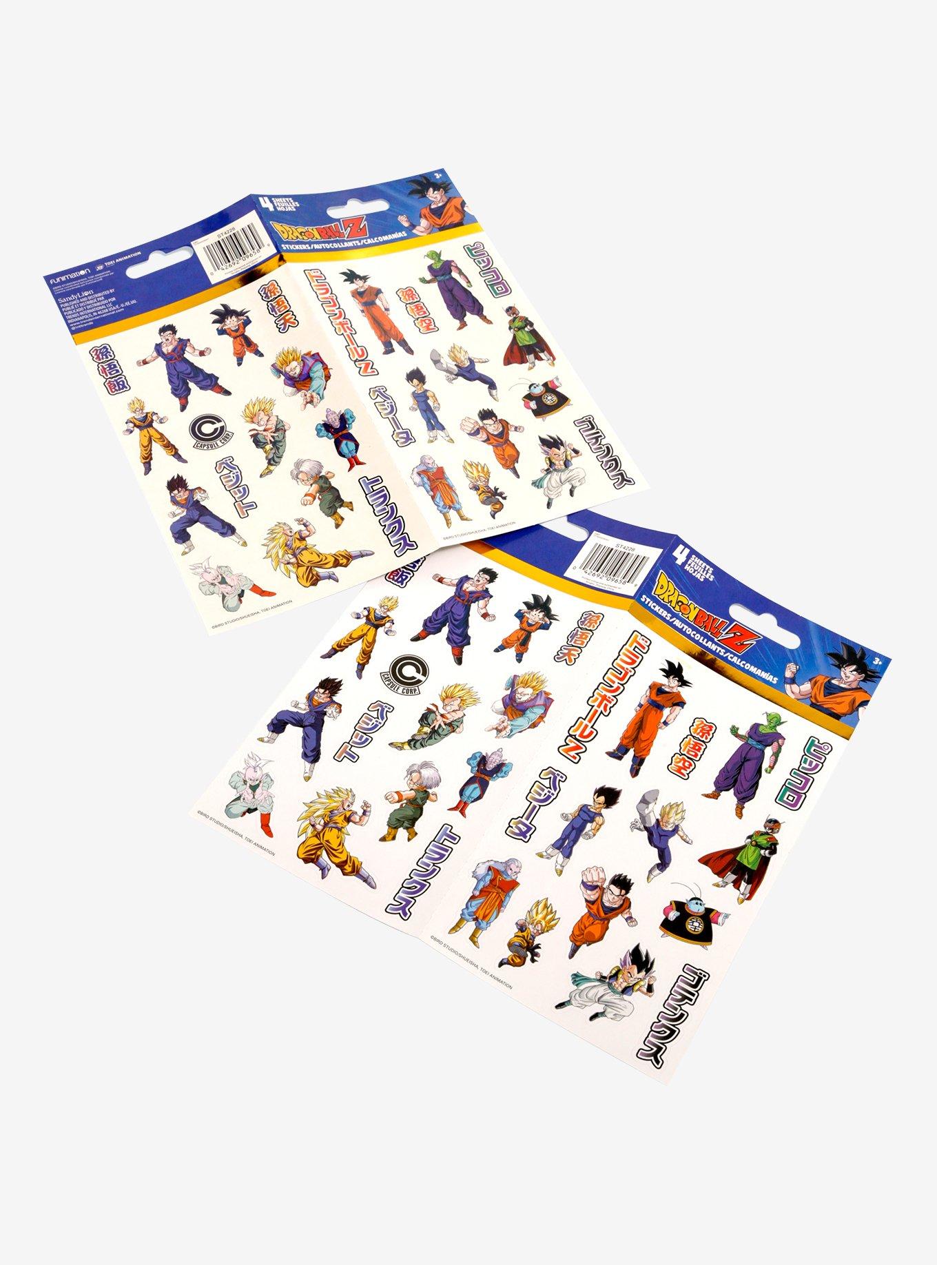 Dragon Ball Z Characters Sticker Set, , alternate
