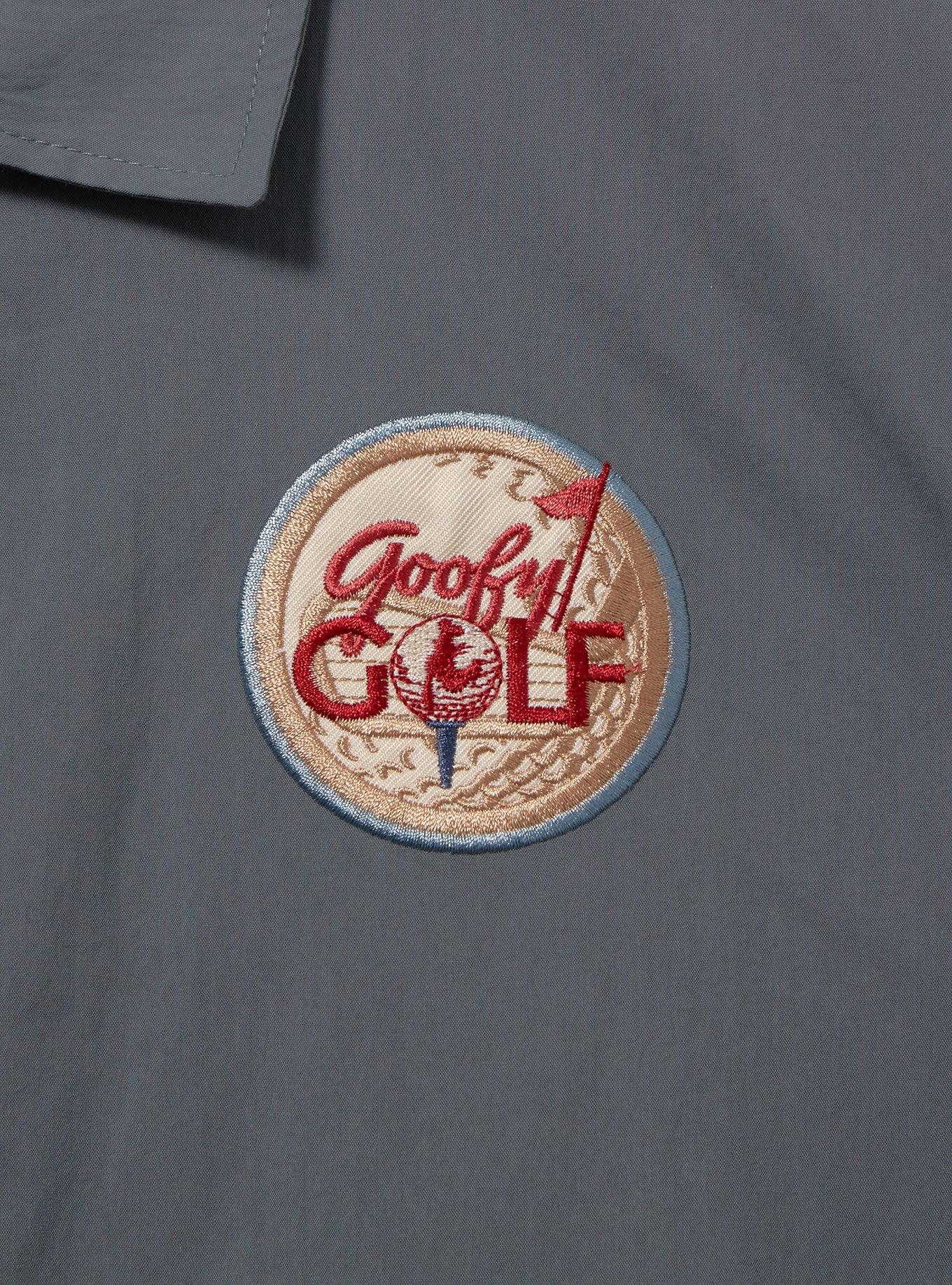 Disney Goofy Golf Embroidered Jacket — BoxLunch Exclusive, STRIPE - TAUPE, alternate