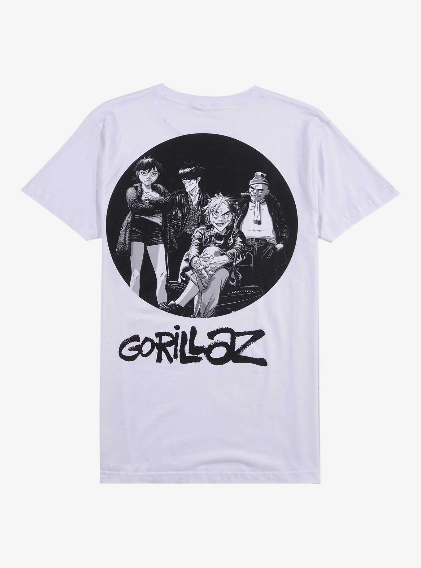 Gorillaz Song Machine Group Boyfriend Fit Girls T-Shirt, , hi-res