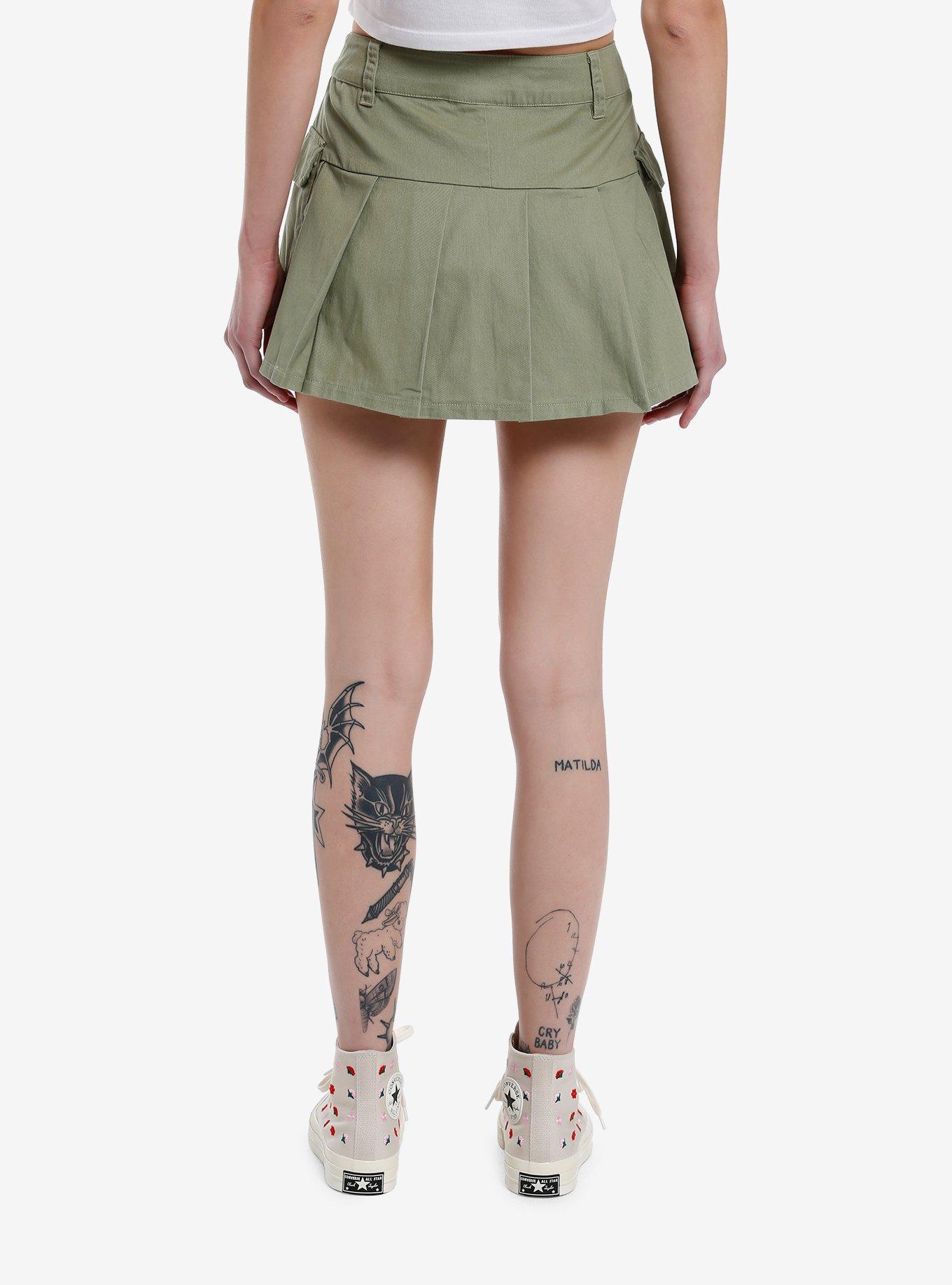 Strawberry Shortcake Green Cargo Mini Skirt, MULTI, alternate