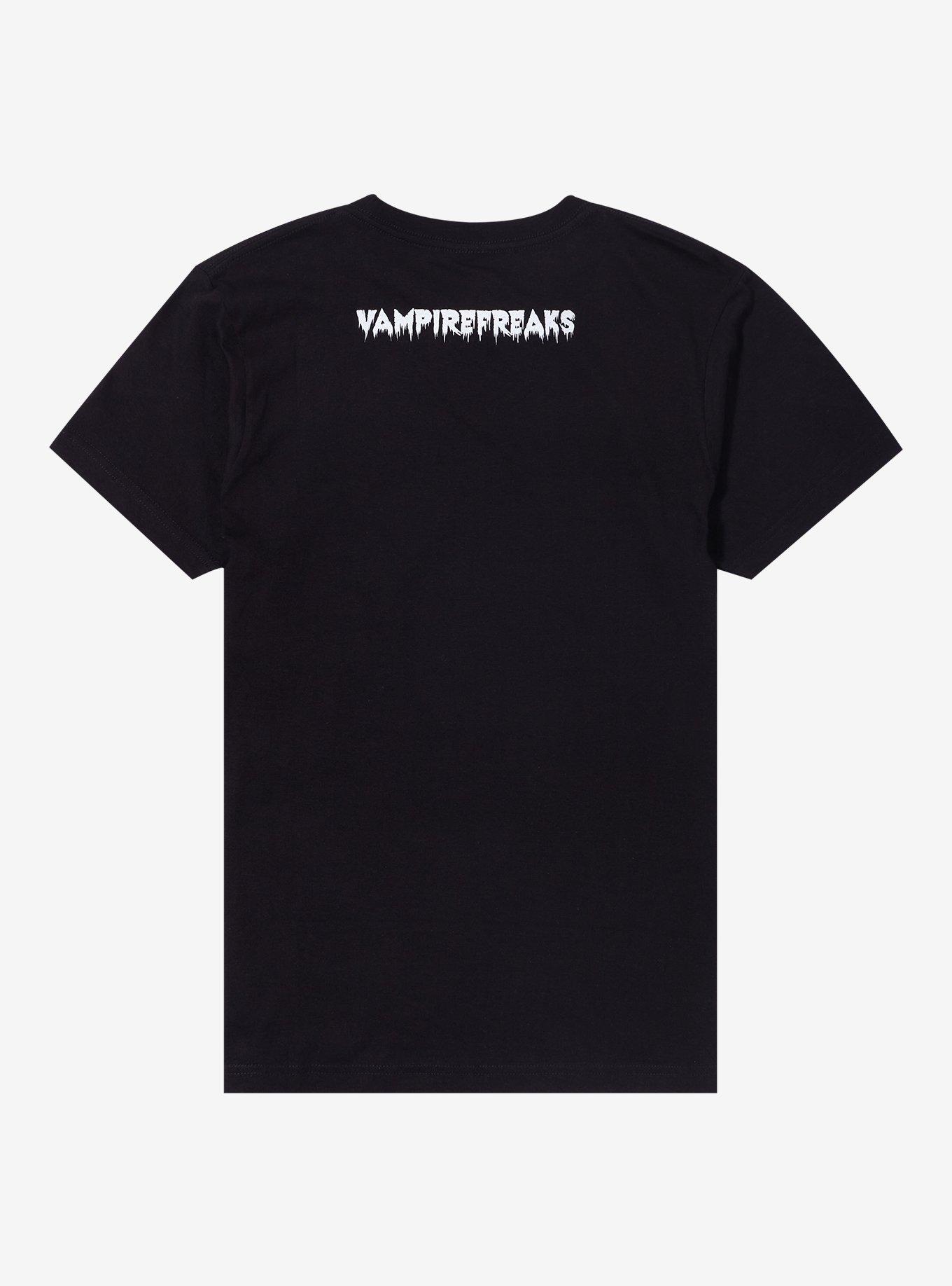 Vampire Freaks Megalodon Vs. Kraken T-Shirt, BLACK, alternate