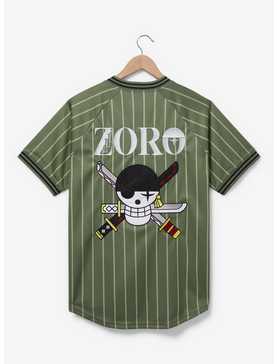 One Piece Zoro Straw Hat Crew Striped Jersey — BoxLunch Exclusive, , hi-res