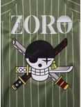 One Piece Zoro Straw Hat Crew Striped Jersey — BoxLunch Exclusive, GREEK OLIVE, alternate