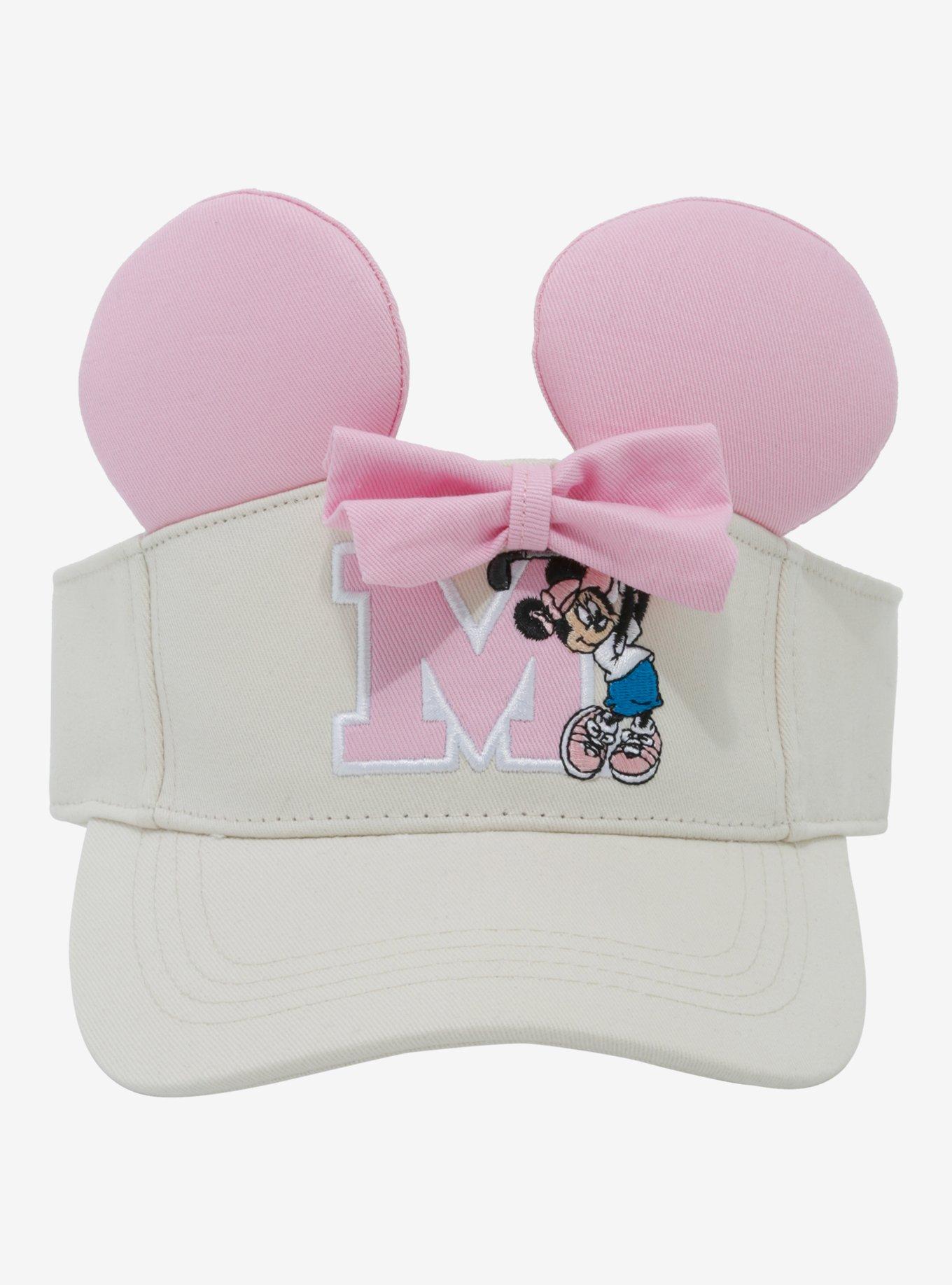 Disney Minnie Mouse Ears Youth Visor - BoxLunch Exclusive, , alternate