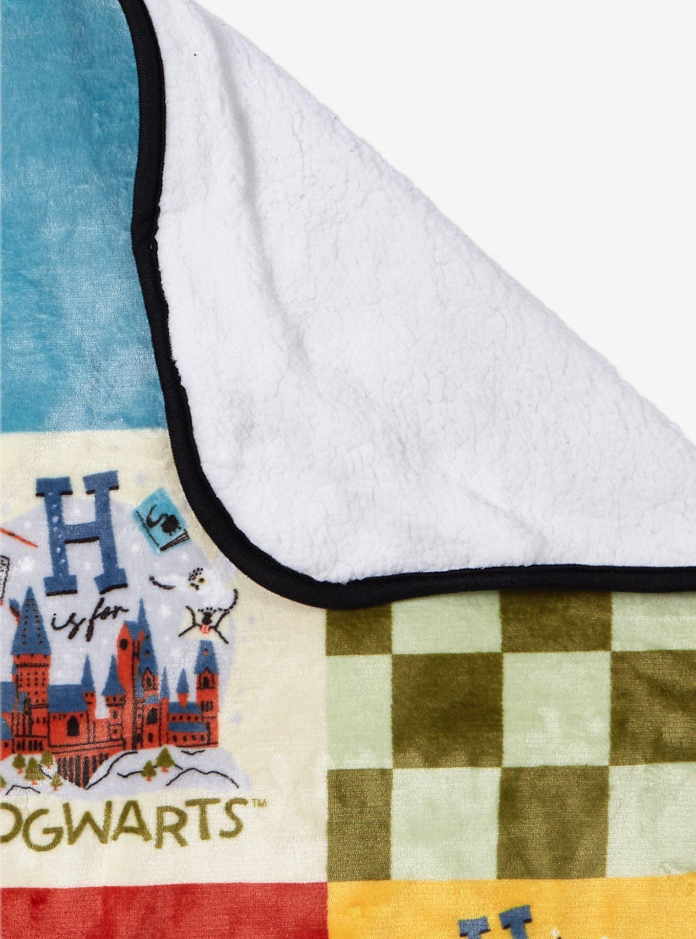 Harry Potter Hogwarts House Crest Baby Blanket — BoxLunch Exclusive