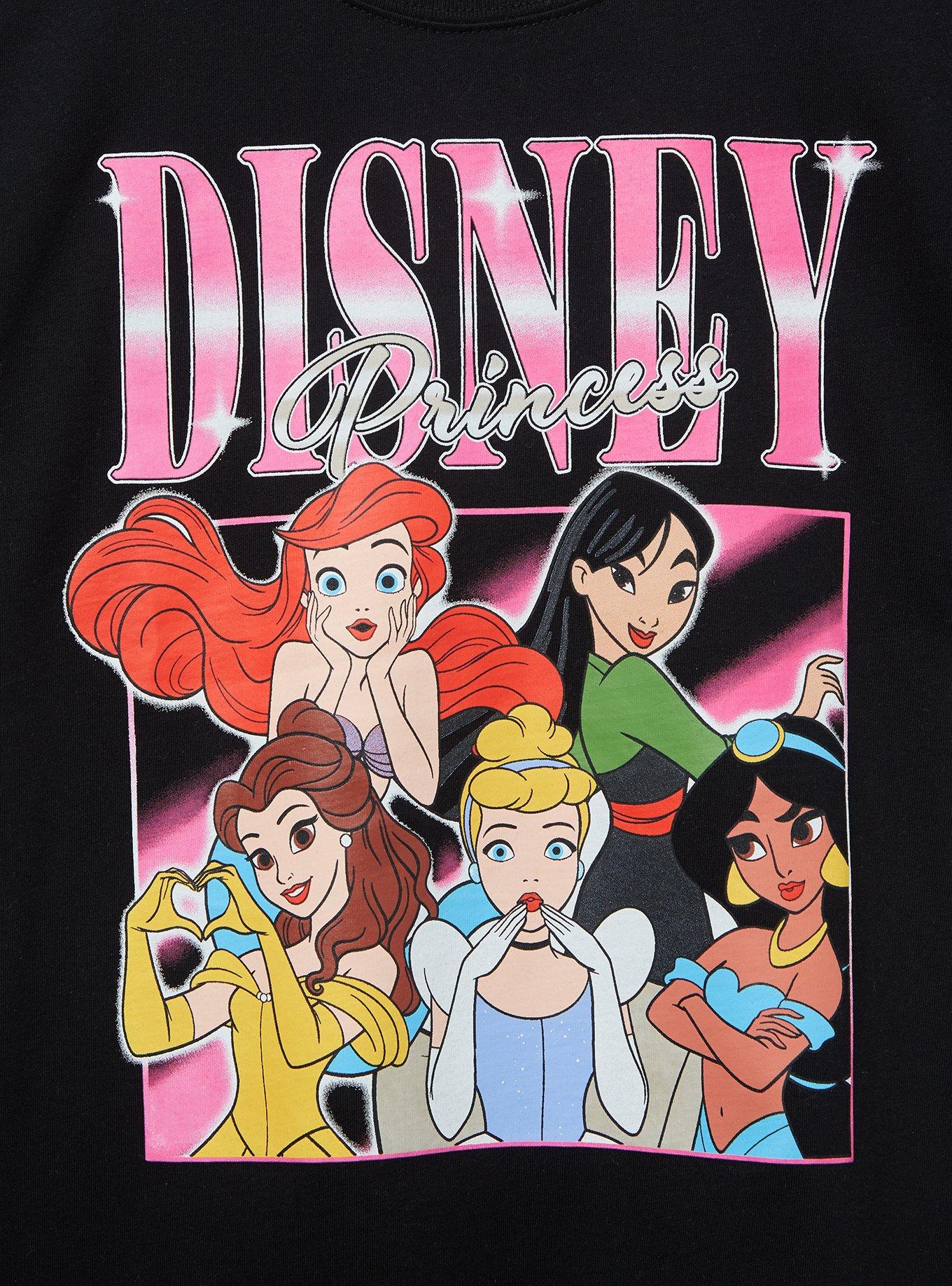 Disney Princesses Retro Group Portrait Youth T-Shirt - BoxLunch Exclusive, MULTI, alternate