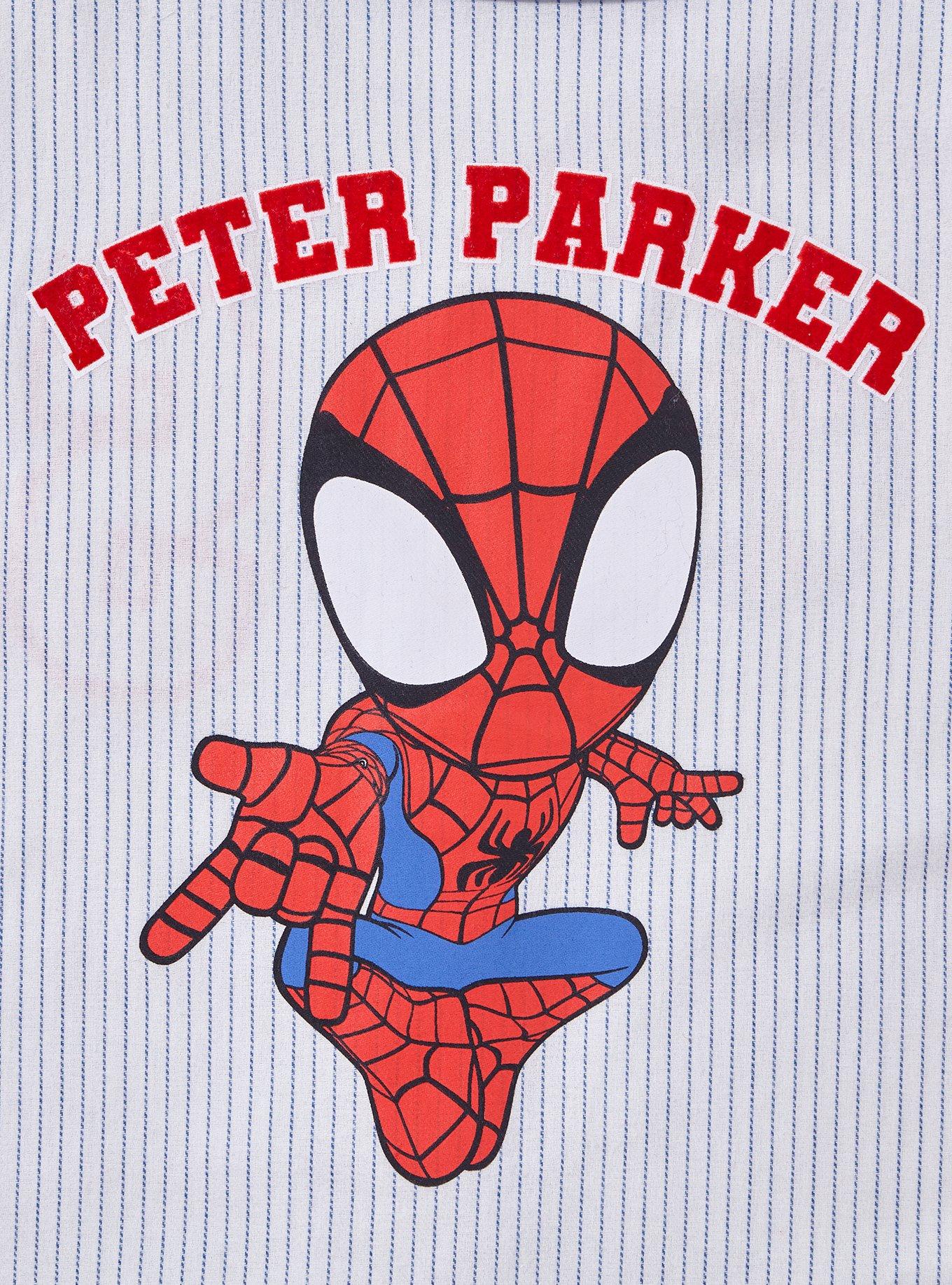 Marvel Spider-Man Toddler Pinstripe Baseball Jersey - BoxLunch Exclusive, , alternate