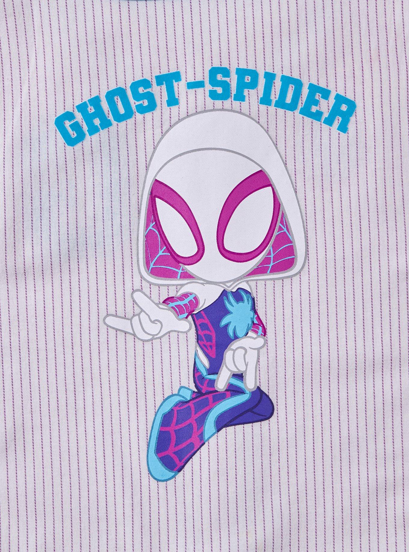 Marvel Spider-Man Spider-Gwen Toddler Pinstripe Baseball Jersey - BoxLunch Exclusive