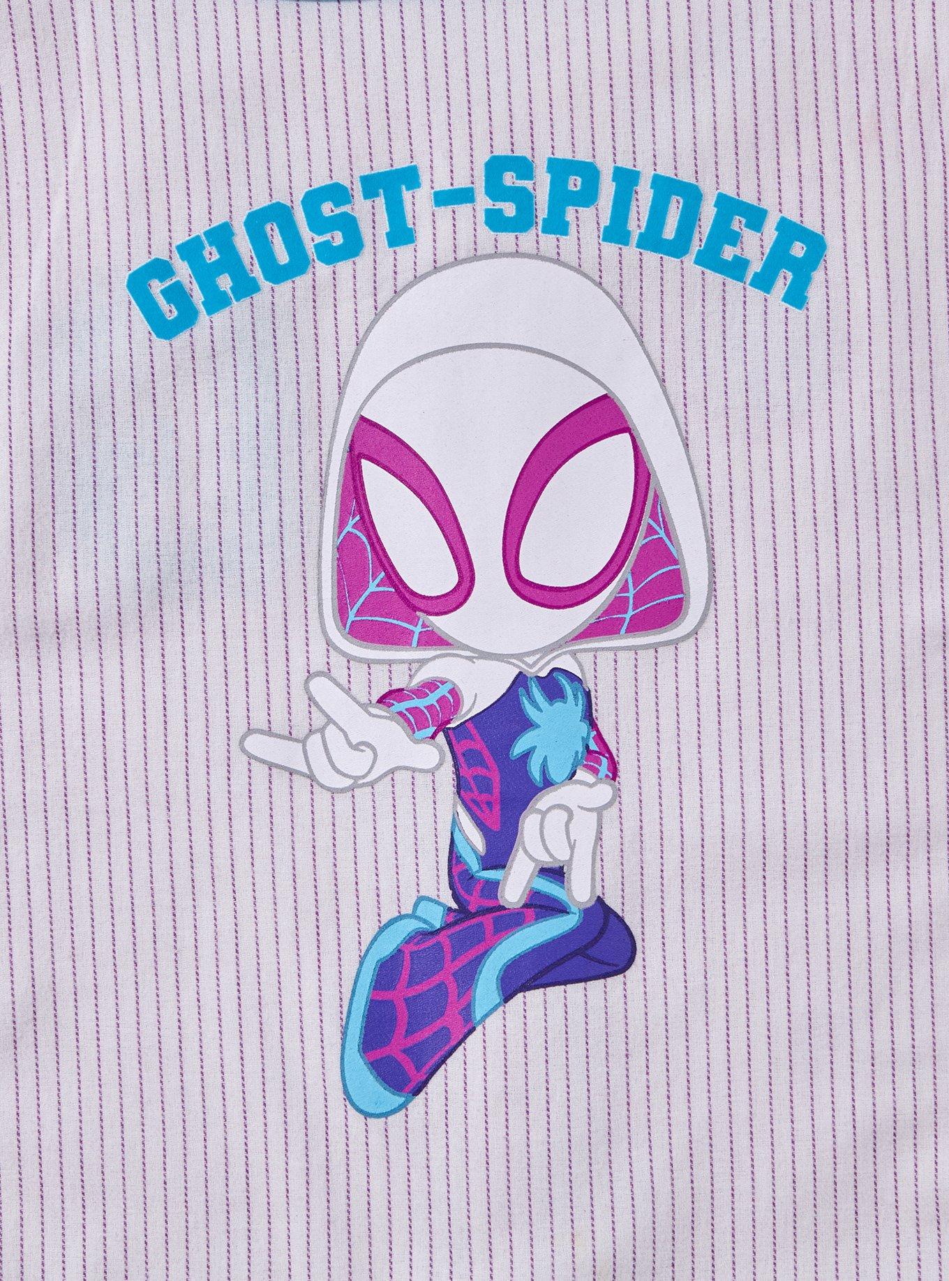Marvel Spider-Man Spider-Gwen Toddler Pinstripe Baseball Jersey - BoxLunch Exclusive, , alternate