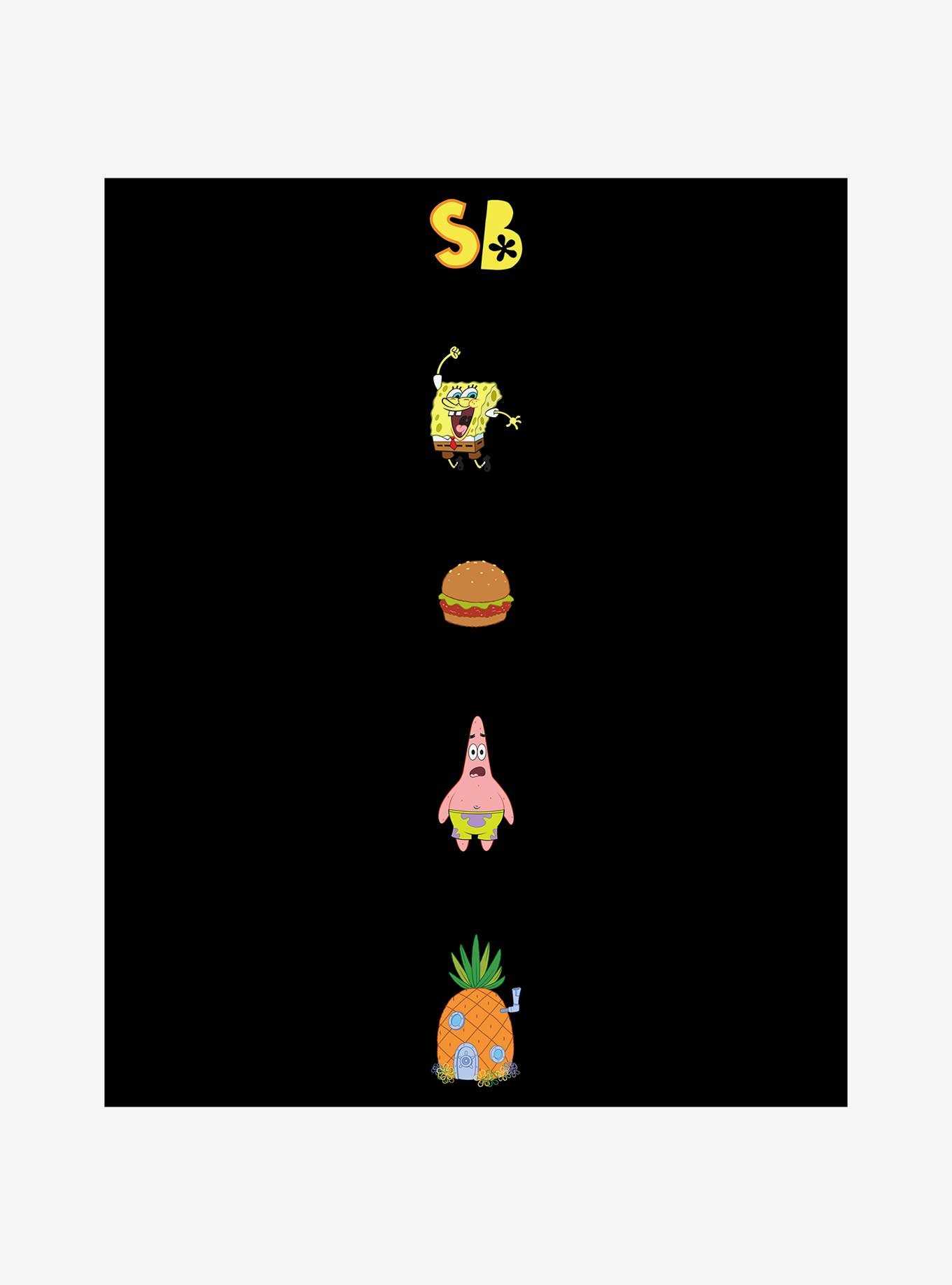 SpongeBob SquarePants Character Icons Jogger Sweatpants, , hi-res