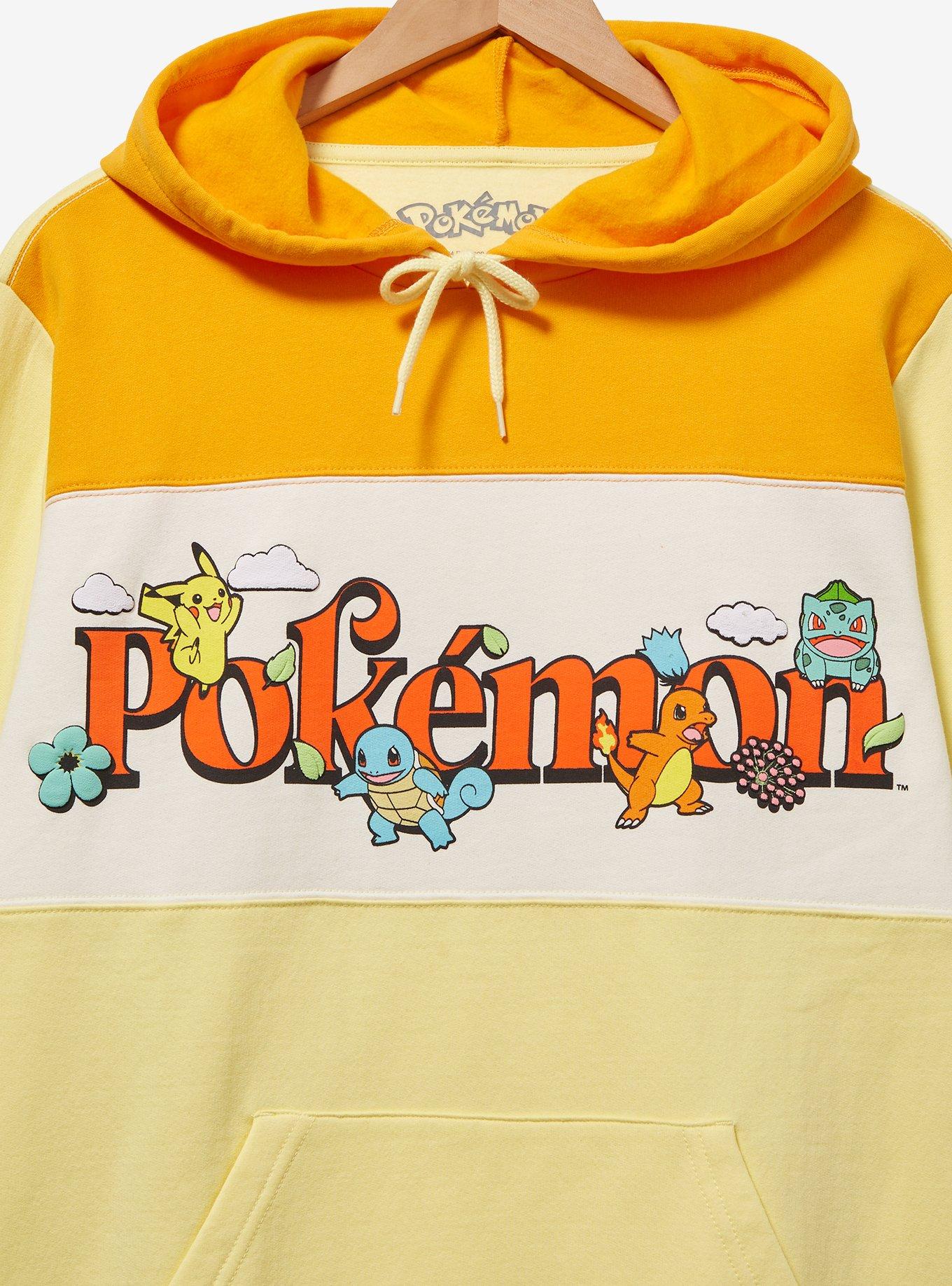 Pokémon Group Portrait Color Blocked Hoodie - BoxLunch Exclusive, , hi-res