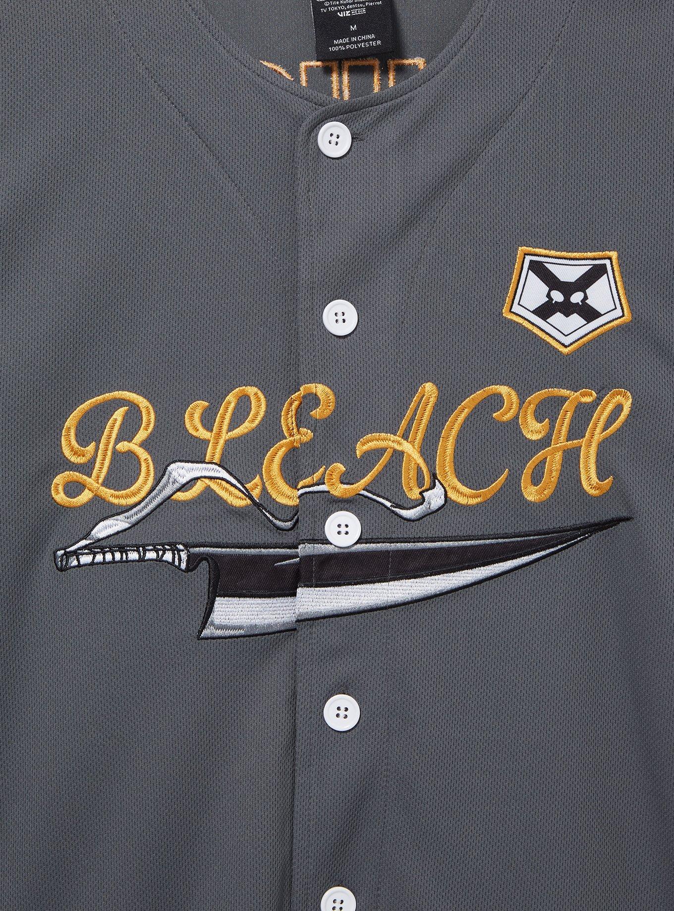 BLEACH Ichigo Baseball Jersey &mdash; BoxLunch Exclusive, GREY, alternate