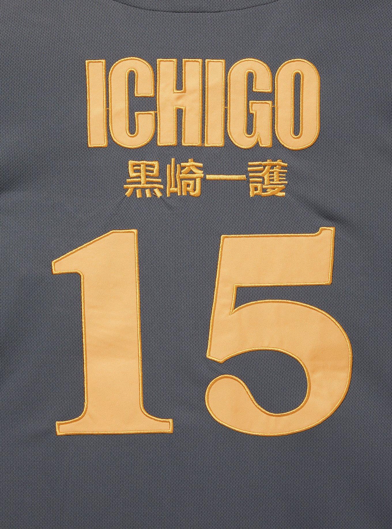 BLEACH Ichigo Baseball Jersey &mdash; BoxLunch Exclusive, GREY, alternate