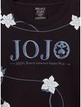 JoJo's Bizarre Adventure Floral Allover Print Crewneck - BoxLunch Exclusive, BLACK, alternate