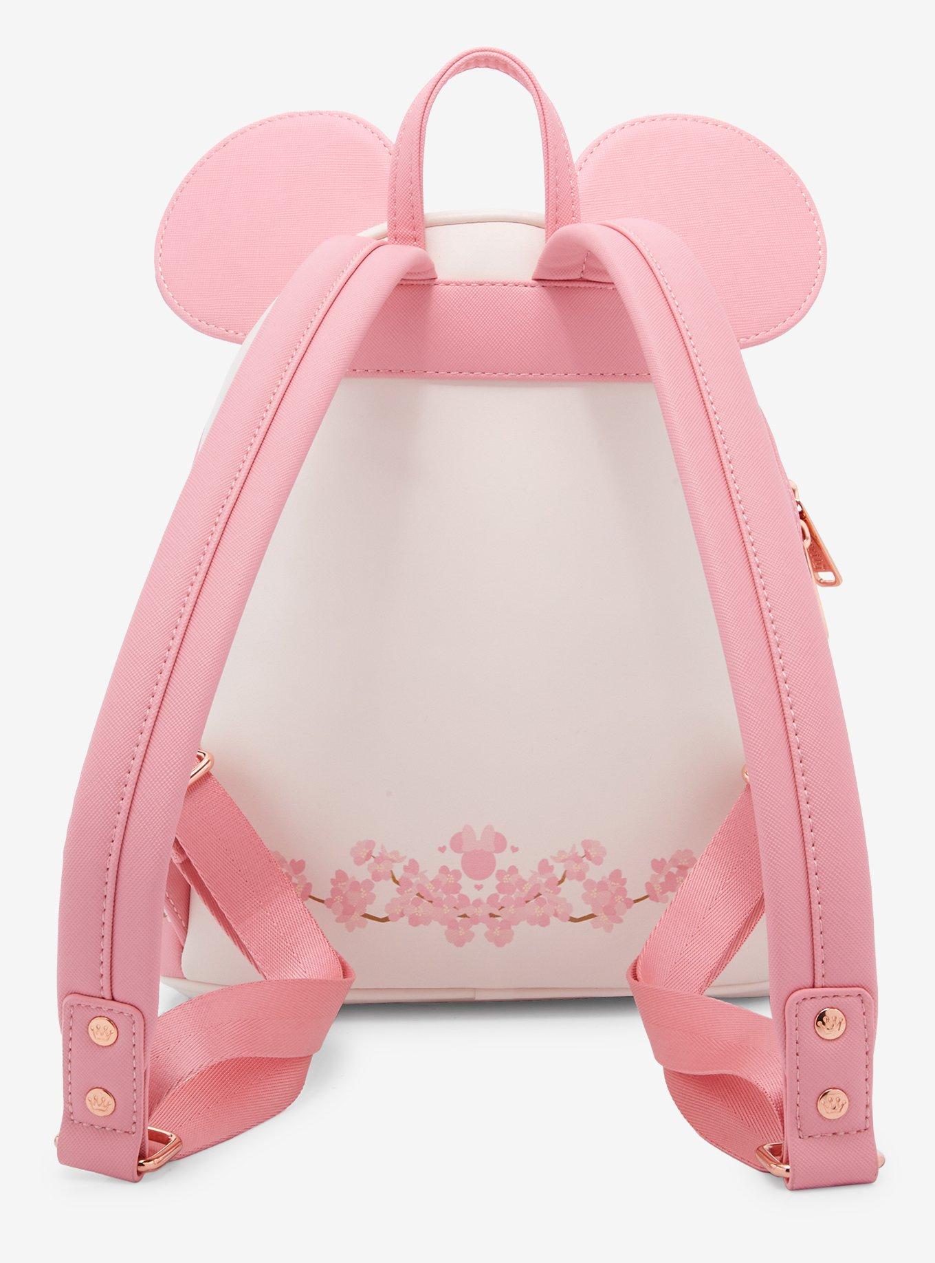 Loungefly Disney Minnie Mouse Cherry Blossom Ears Mini Backpack - BoxLunch Exclusive, , alternate