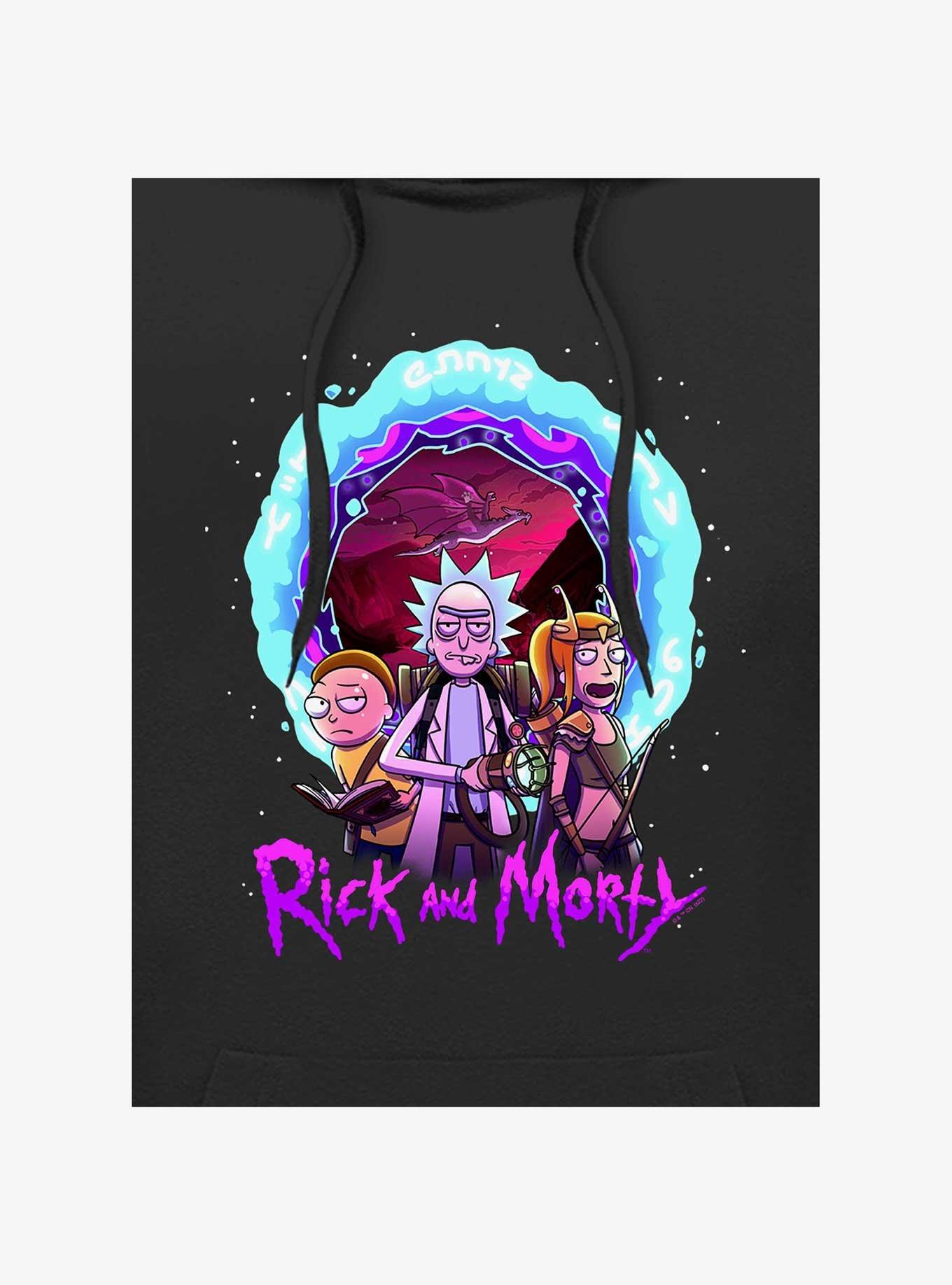 Rick and Morty Magic Portal Hoodie, , hi-res