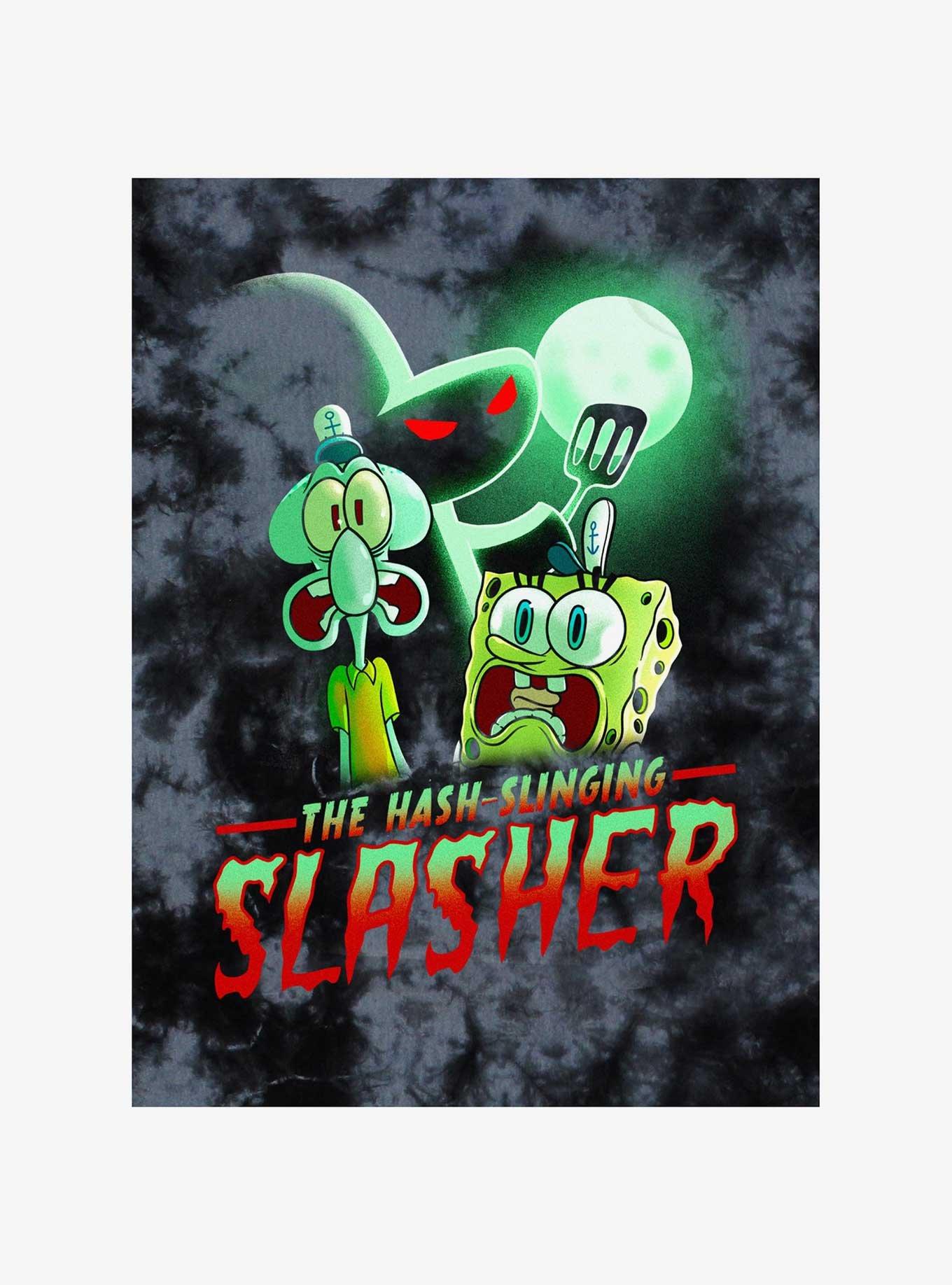 SpongeBob SquarePants Hash Slinging Slasher Tie-Dye T-Shirt, , hi-res