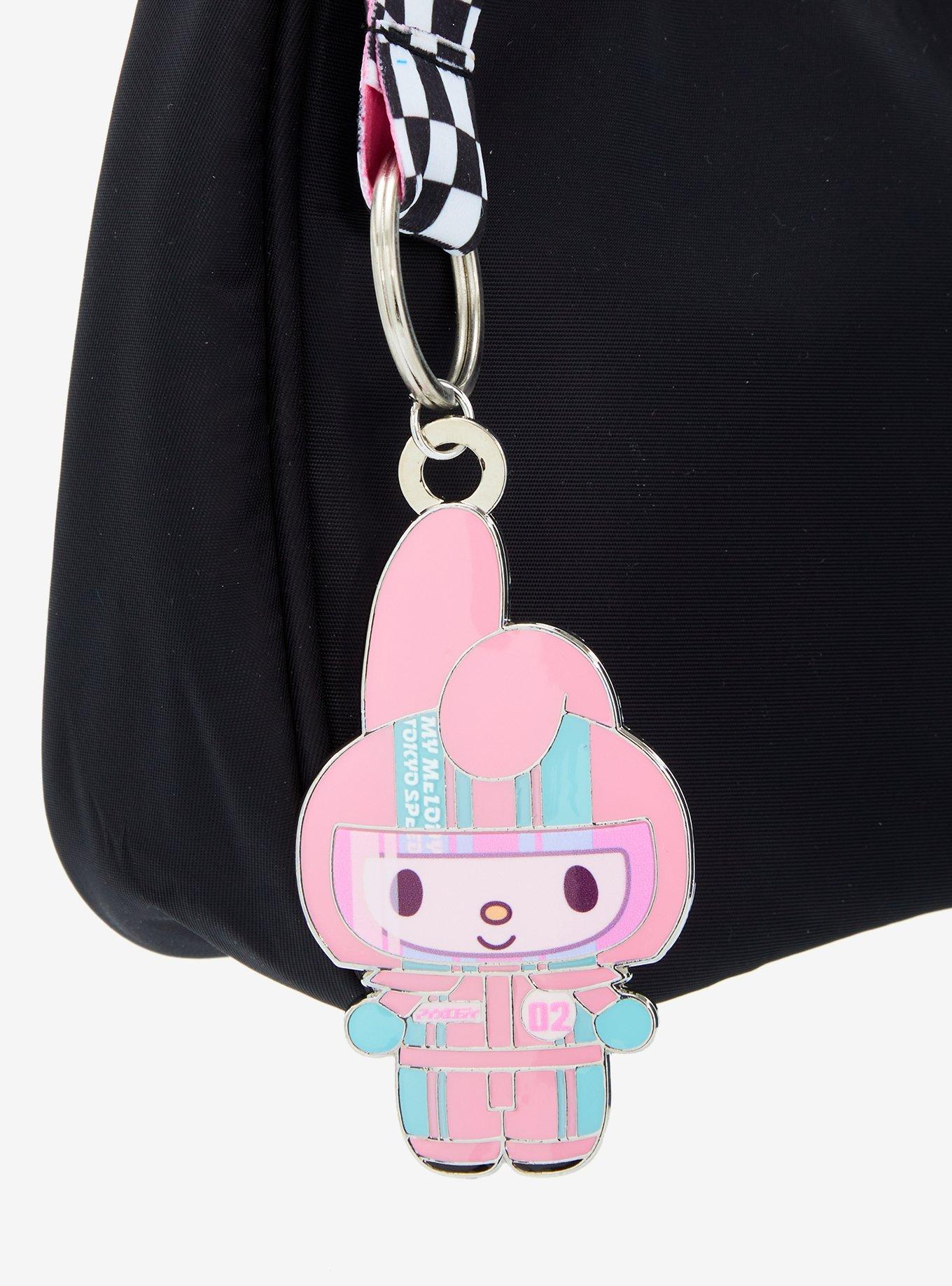 Sanrio My Melody Racing Suit Wristlet Strap Keychain, , alternate