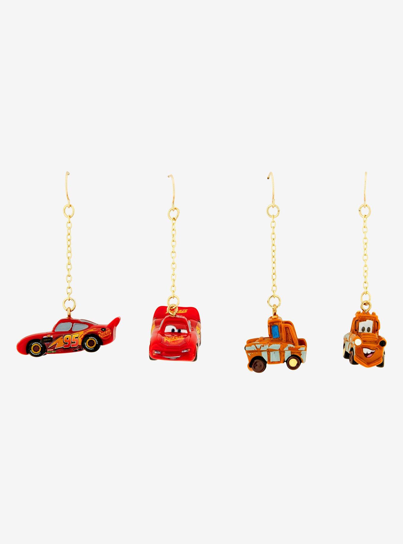 Disney Pixar Cars Lightning McQueen and Tow Mater Bestie Earrings Set &mdash; BoxLunch Exclusive, , alternate