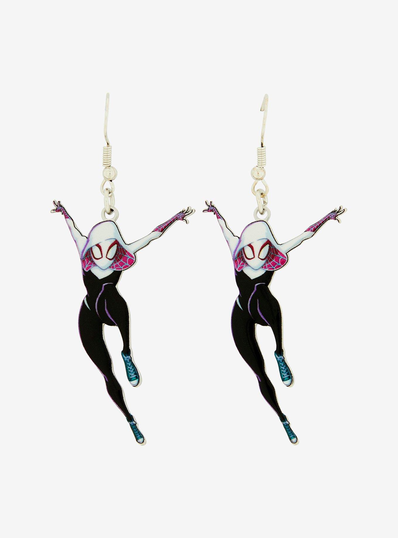 Marvel Spider-Man: Across the Spider-Verse Spider-Gwen Hook Earrings