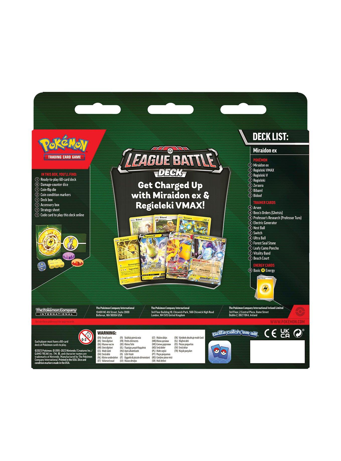 Pokémon Trading Card Game Miraidon Ex League Battle Deck, , alternate