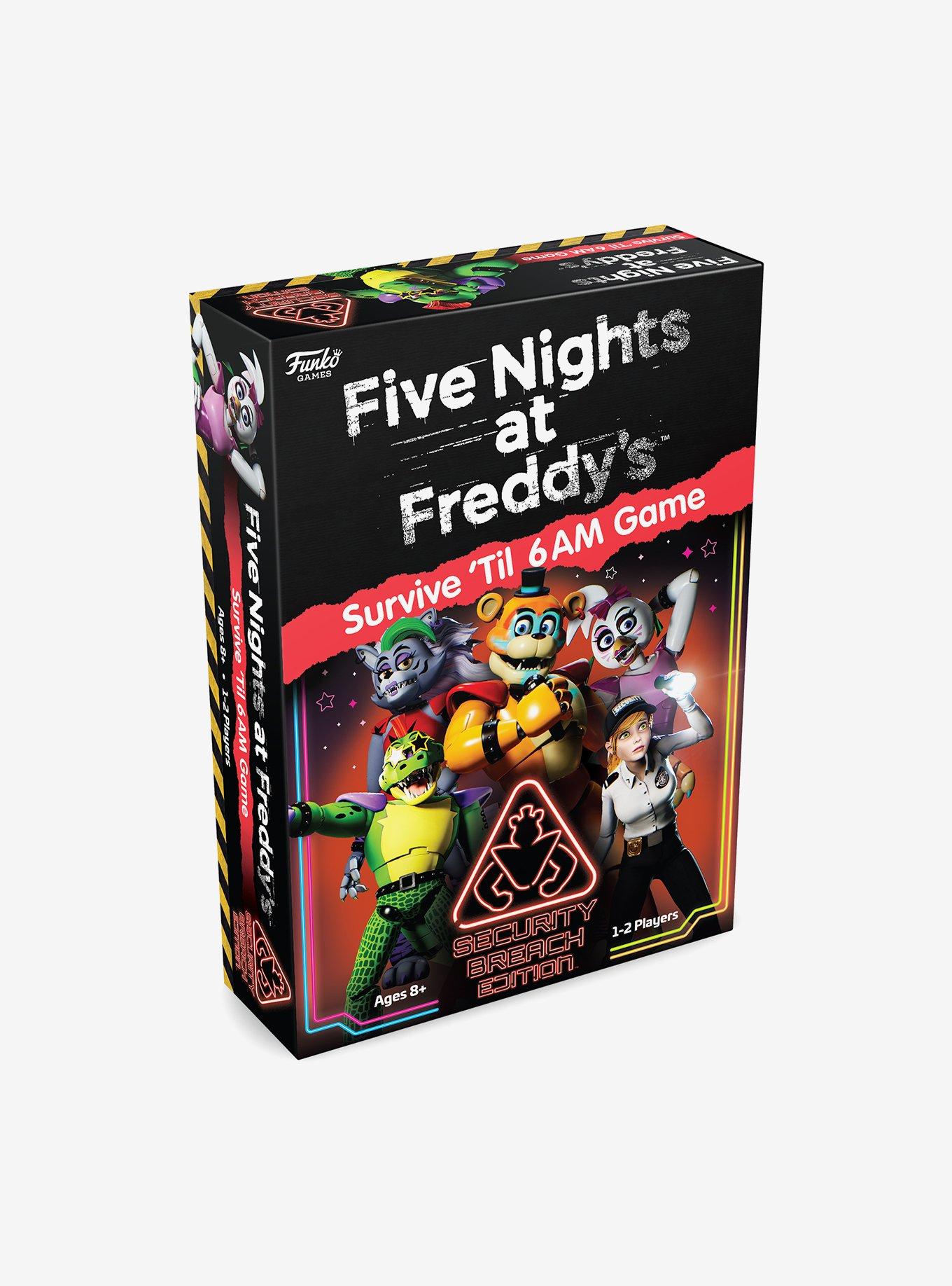 Funko Games Five Nights at Freddy's Survive 'Til 6AM Game: Security Breach Edition, , hi-res