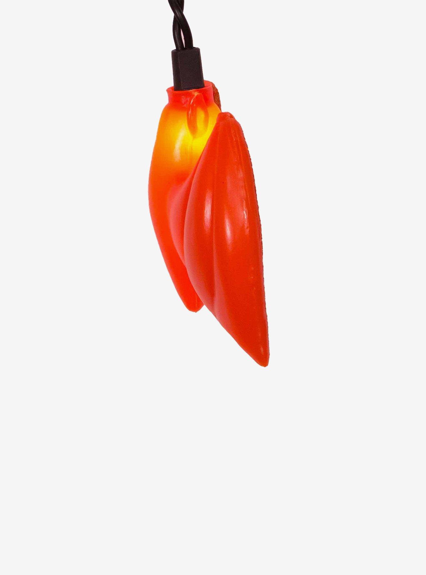 Purple and Orange Bat Icicle Light Set, , alternate