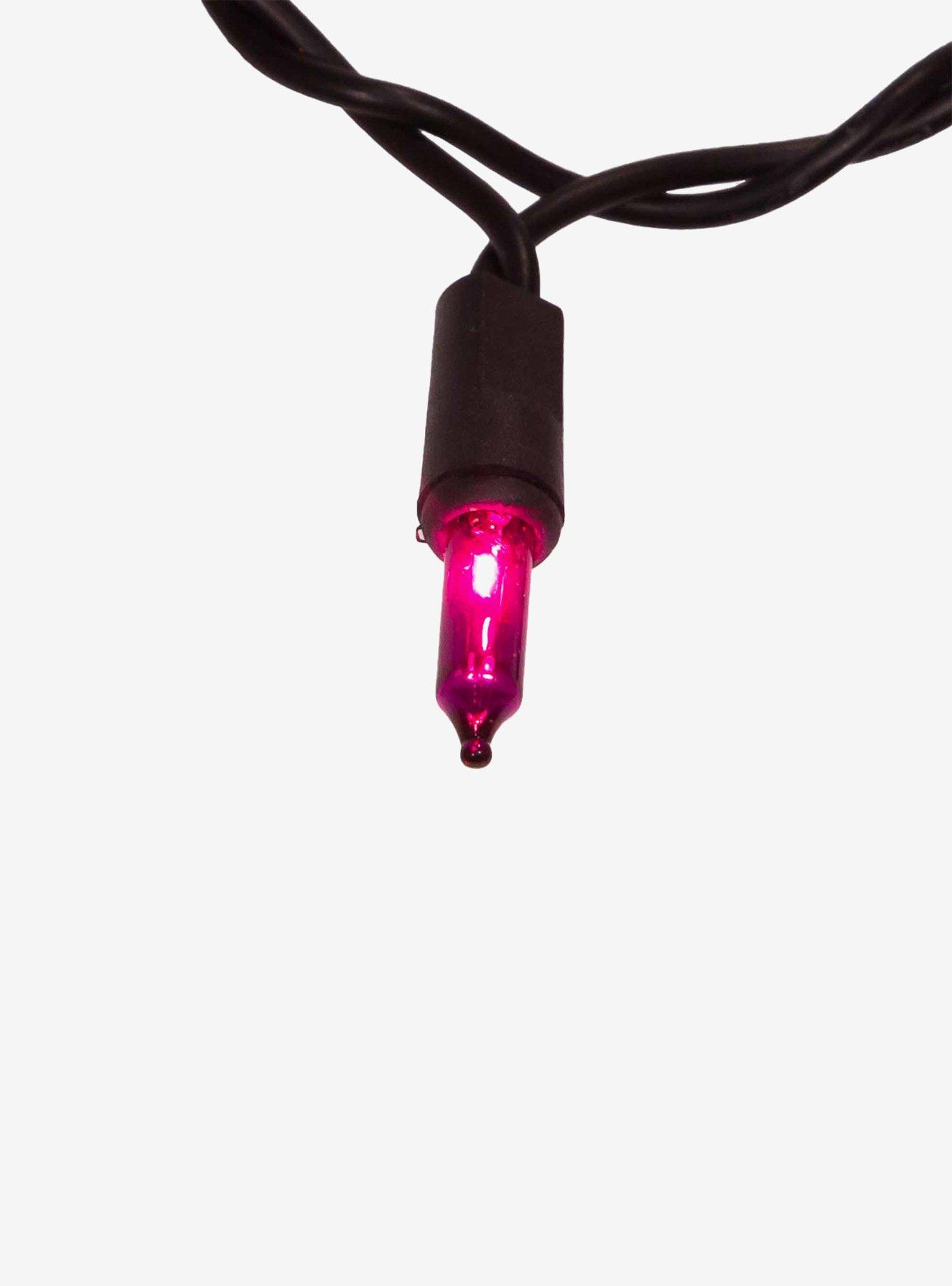 Purple and Orange Bat Icicle Light Set, , alternate