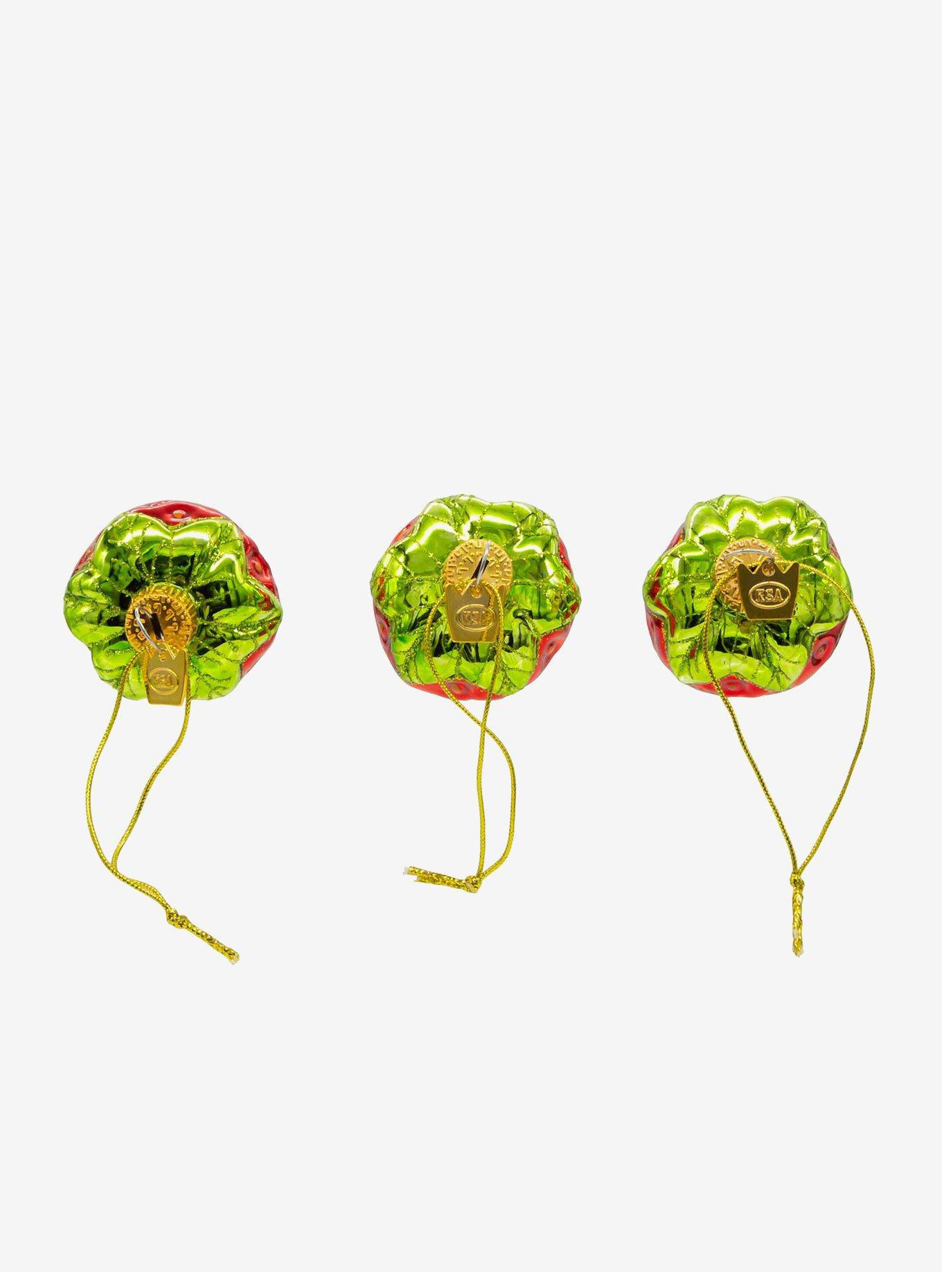 Chocolate Strawberry Noble Gems Glass Ornaments, , alternate