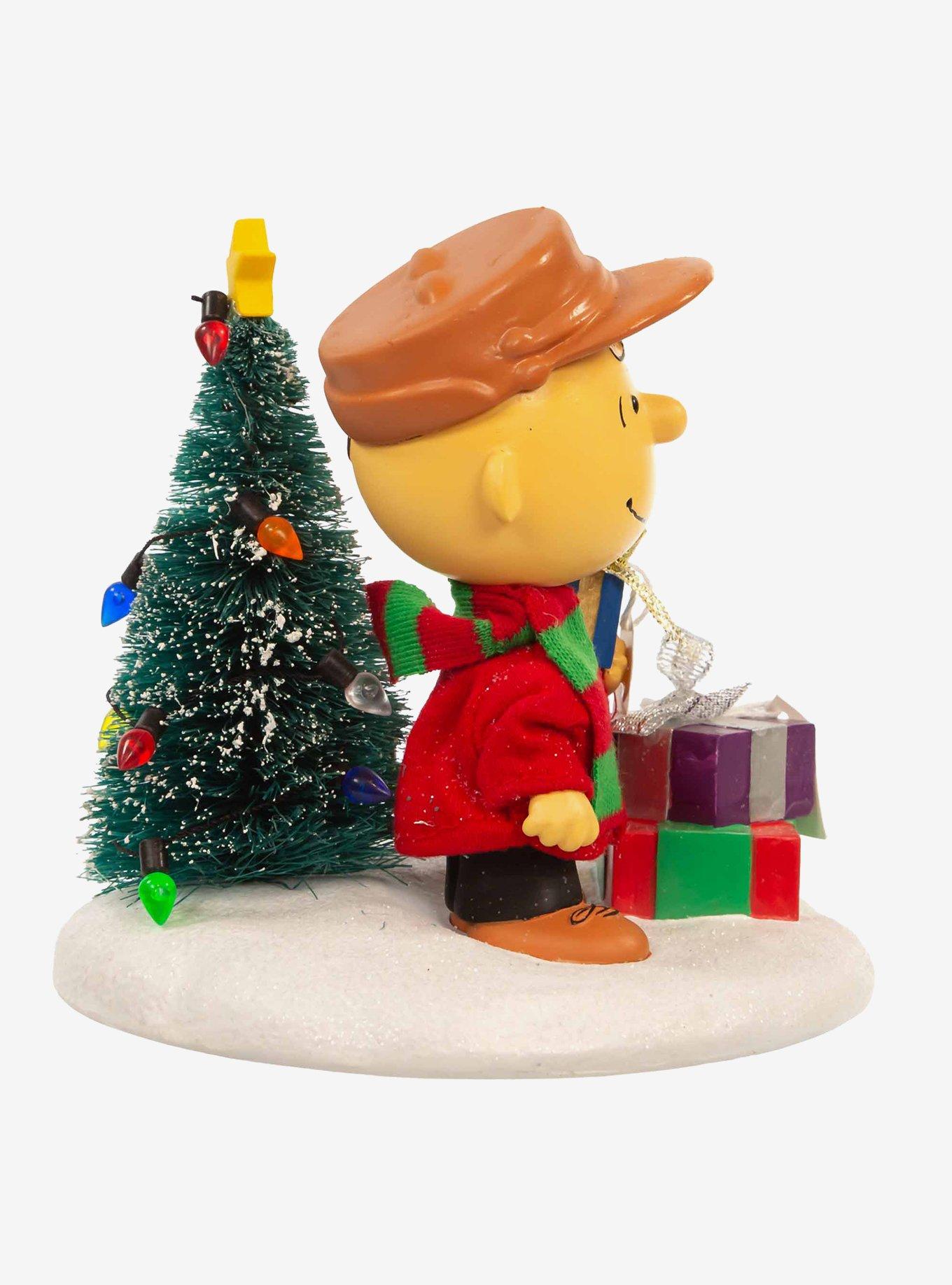 Peanuts Charlie Brown with Tree Fabric Mache Figure