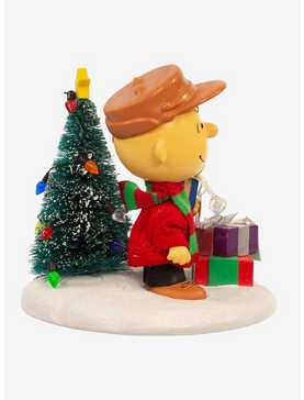 Peanuts Charlie Brown with Tree Fabric Mache Figure, , hi-res