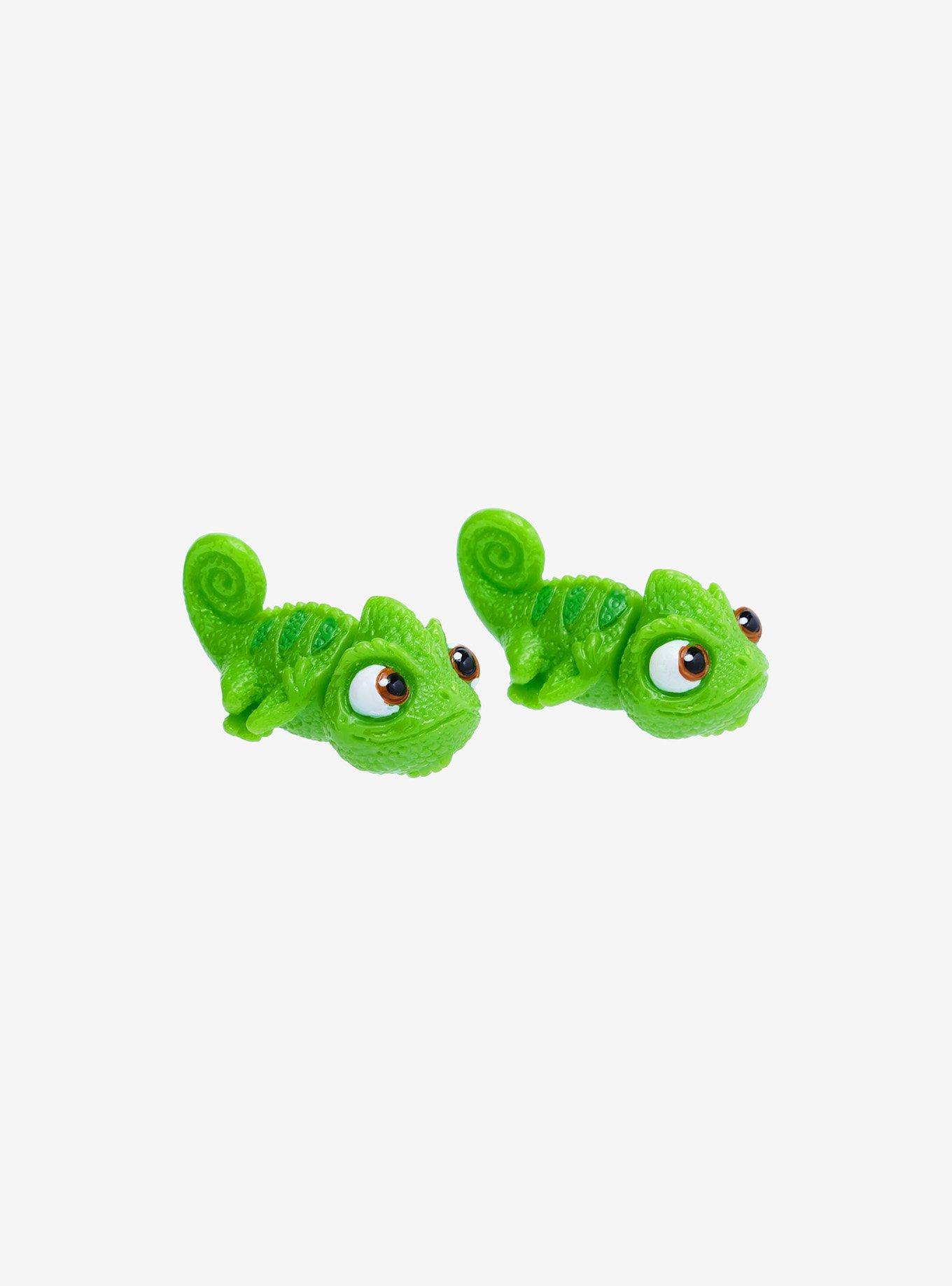 Disney Tangled Pascal Front/Back Earrings, , alternate