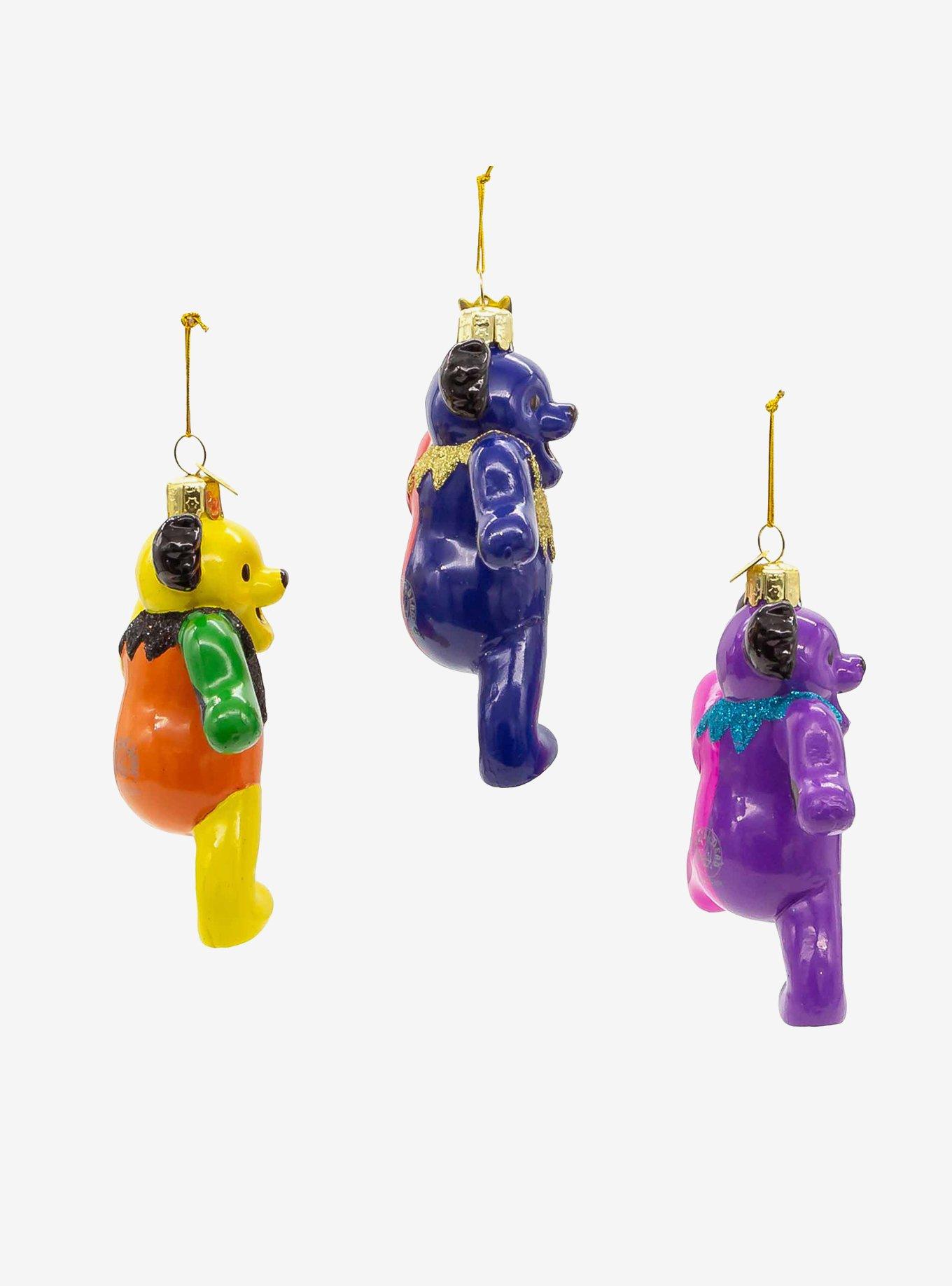 Grateful Dead Noble Gems Glass Bear Ornament Set, , alternate