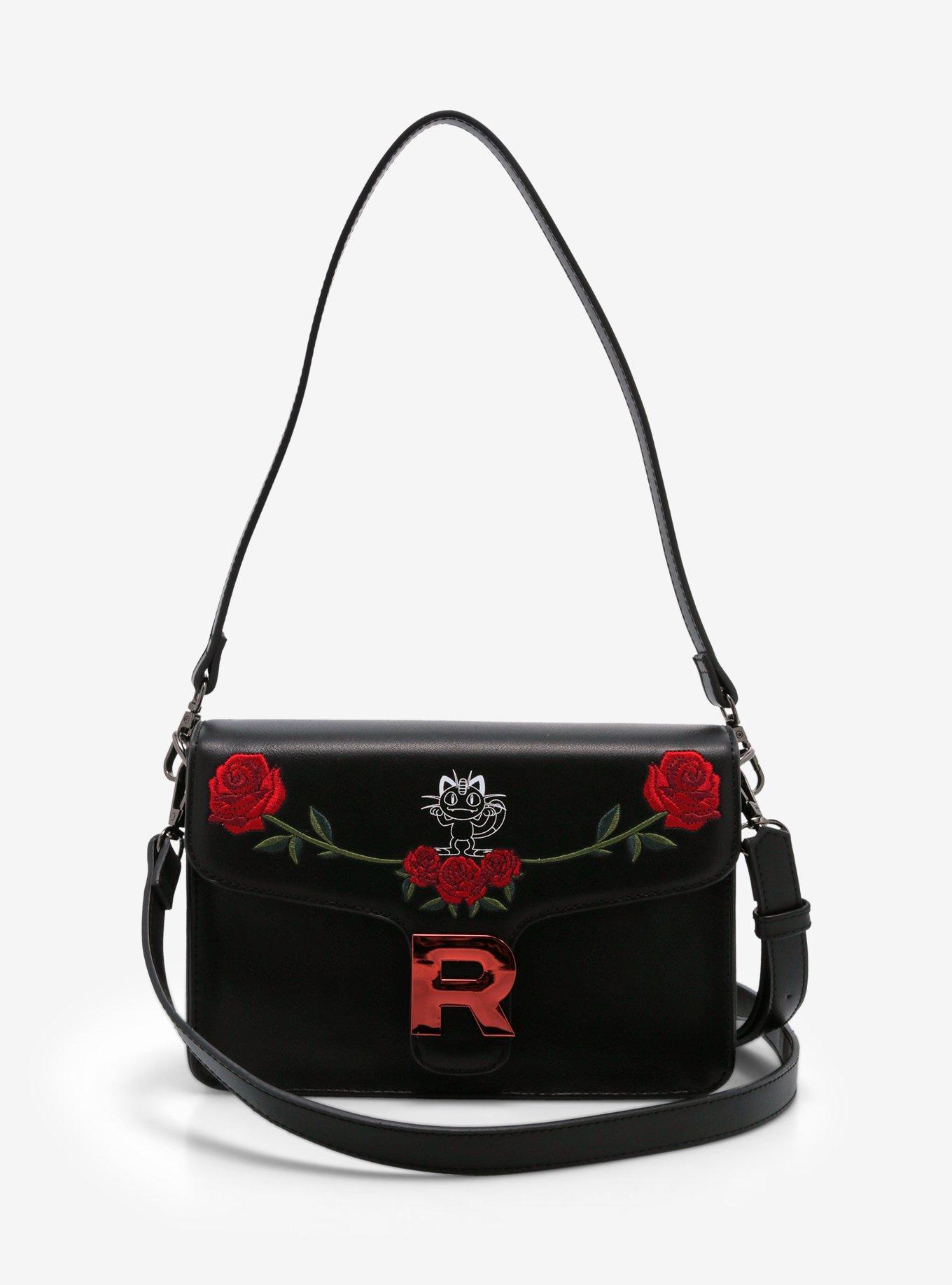 Pok&eacute;mon Team Rocket Roses Crossbody Bag - BoxLunch Exclusive, , alternate