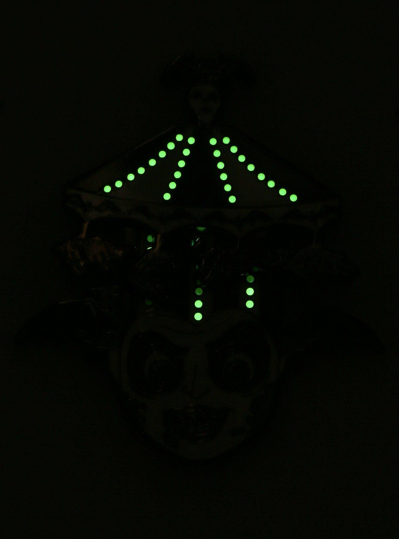 Loungefly Beetlejuice Carousel Glow-In-The-Dark 3 Inch Enamel Pin, , alternate