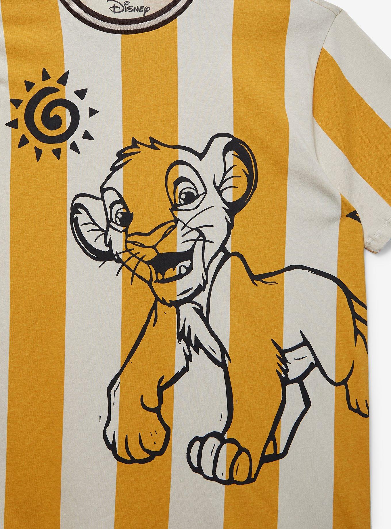 Disney The Lion King Simba Striped T-Shirt - BoxLunch Exclusive, STRIPE - MULTI, alternate